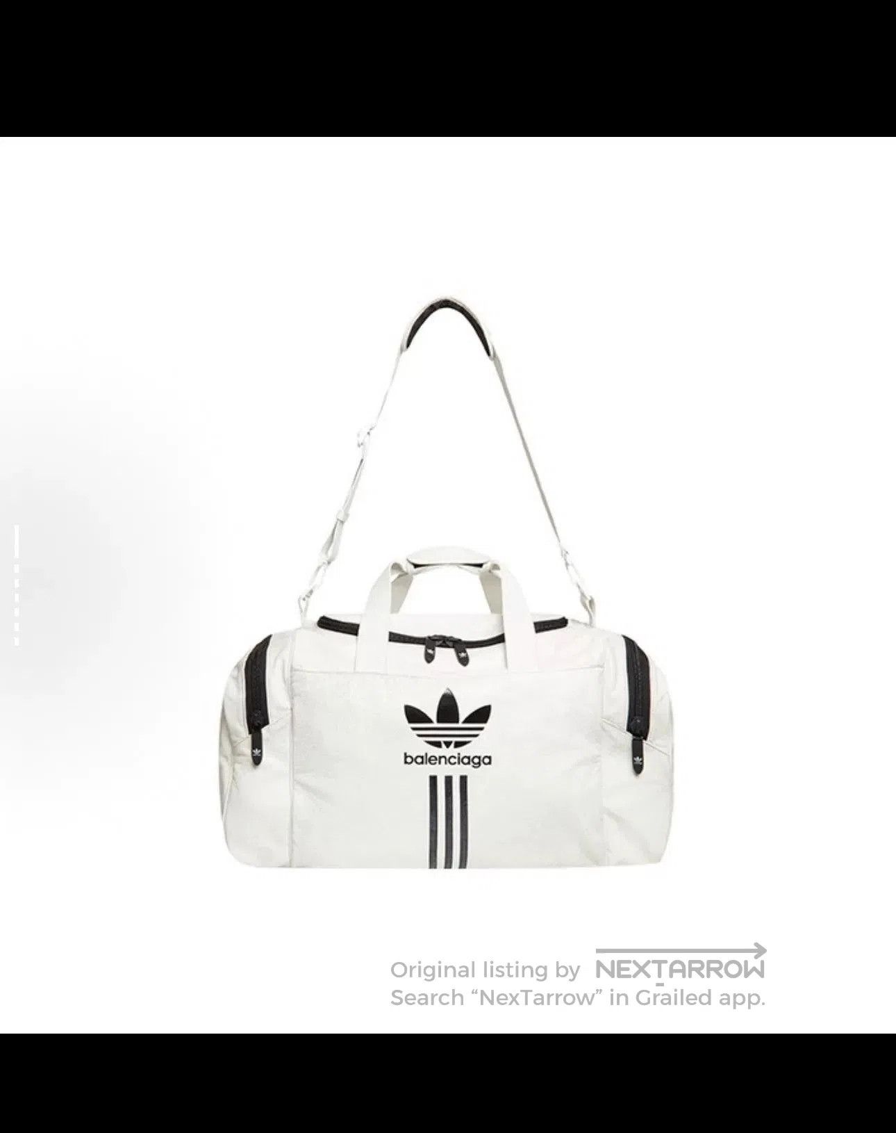 Balenciaga Balenciaga Adidas White Crossbody Travel Bag. Size ONE SIZE - 8 Thumbnail