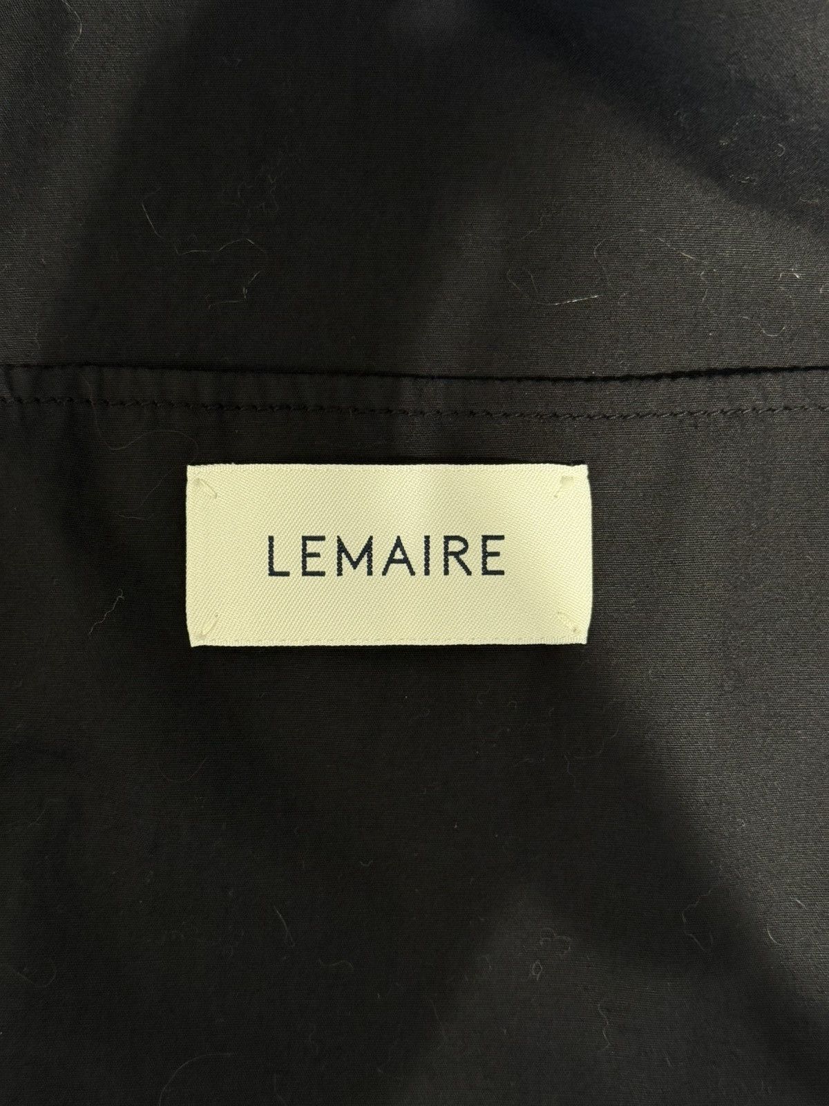 Lemaire Lemaire Black Poplin Jacket Size US S / EU 44-46 / 1 - 4 Thumbnail