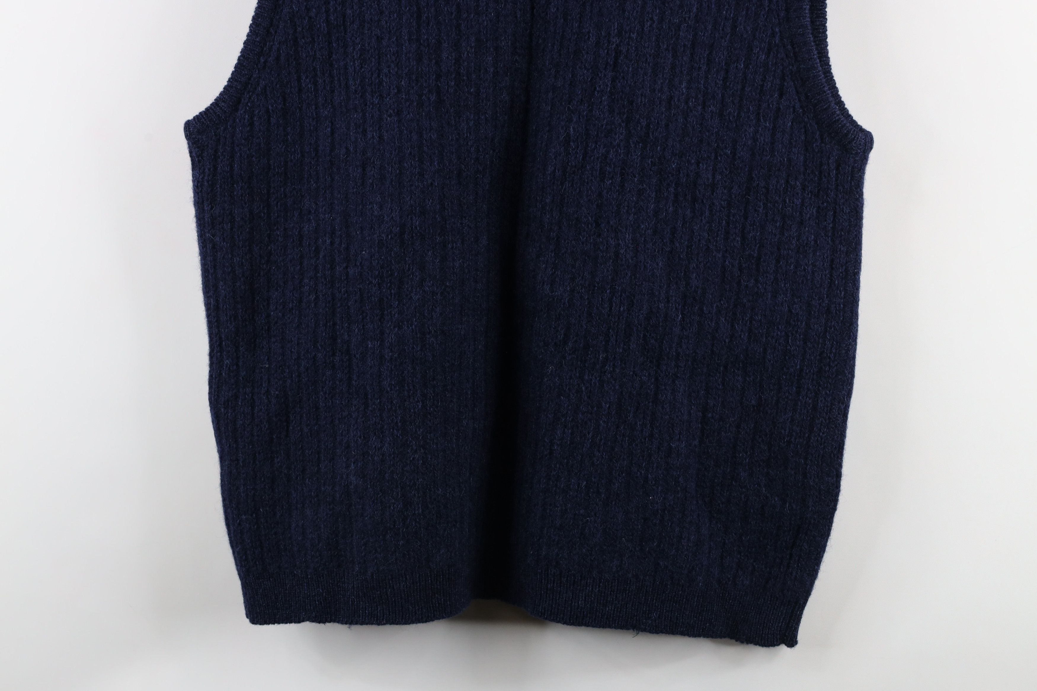 Eddie Bauer × Vintage Vintage 90s Eddie Bauer Wool Chunky Ribbed Knit Sweater Vest Size US M / EU 48-50 / 2 - 11 Thumbnail