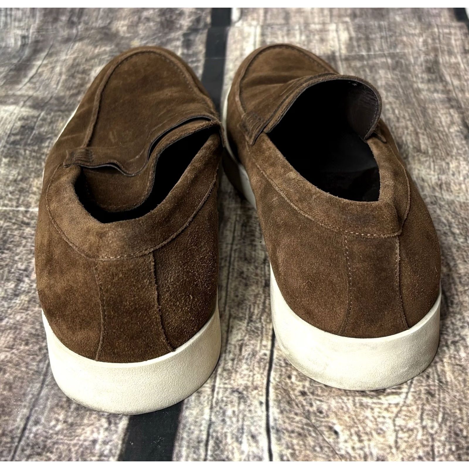 Too Boot New York Adam Derrick Mens‎ 12 Slip On Suede Sneaker Made In Italy To Boot New York Adam Derrick Penny Loafers Mens 43 11/12  main image 2