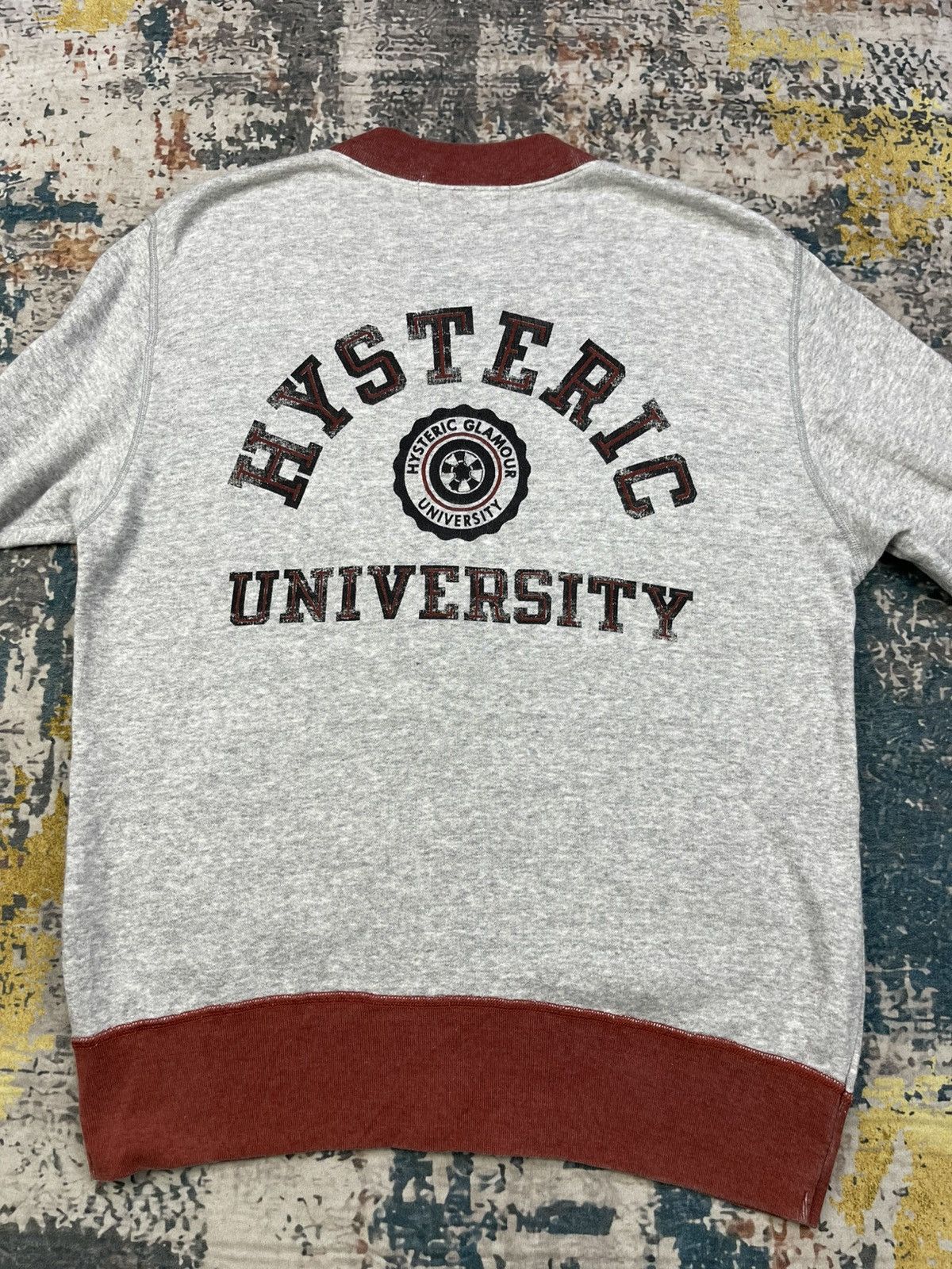 Hysteric Glamour Vtg 90s Hysteric Glamour University Zipper Sweatshirt Size US S / EU 44-46 / 1 - 2 Thumbnail