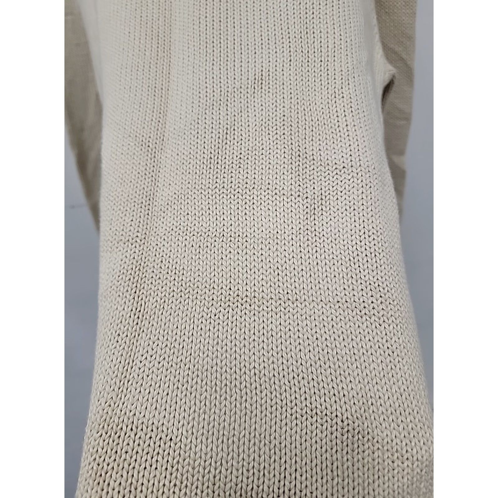Polo Ralph Lauren Polo Ralph Lauren Sweatshirt Pullover Knit 100% Cotton Beige XL Long Sleeve Mens Regular Logo Pullover Knit Sweater Size US XL / EU 56 / 4 - 5 Thumbnail