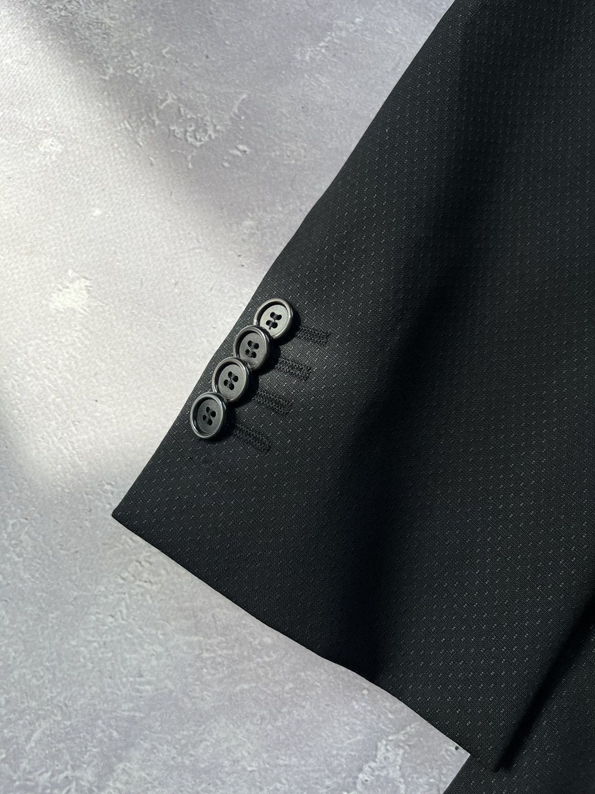 Ermenegildo Zegna ERMENEGILDO ZEGNA Wool Suit Blazer/Trousers Grey Drop 8 48 R Size 48R - 3 Thumbnail