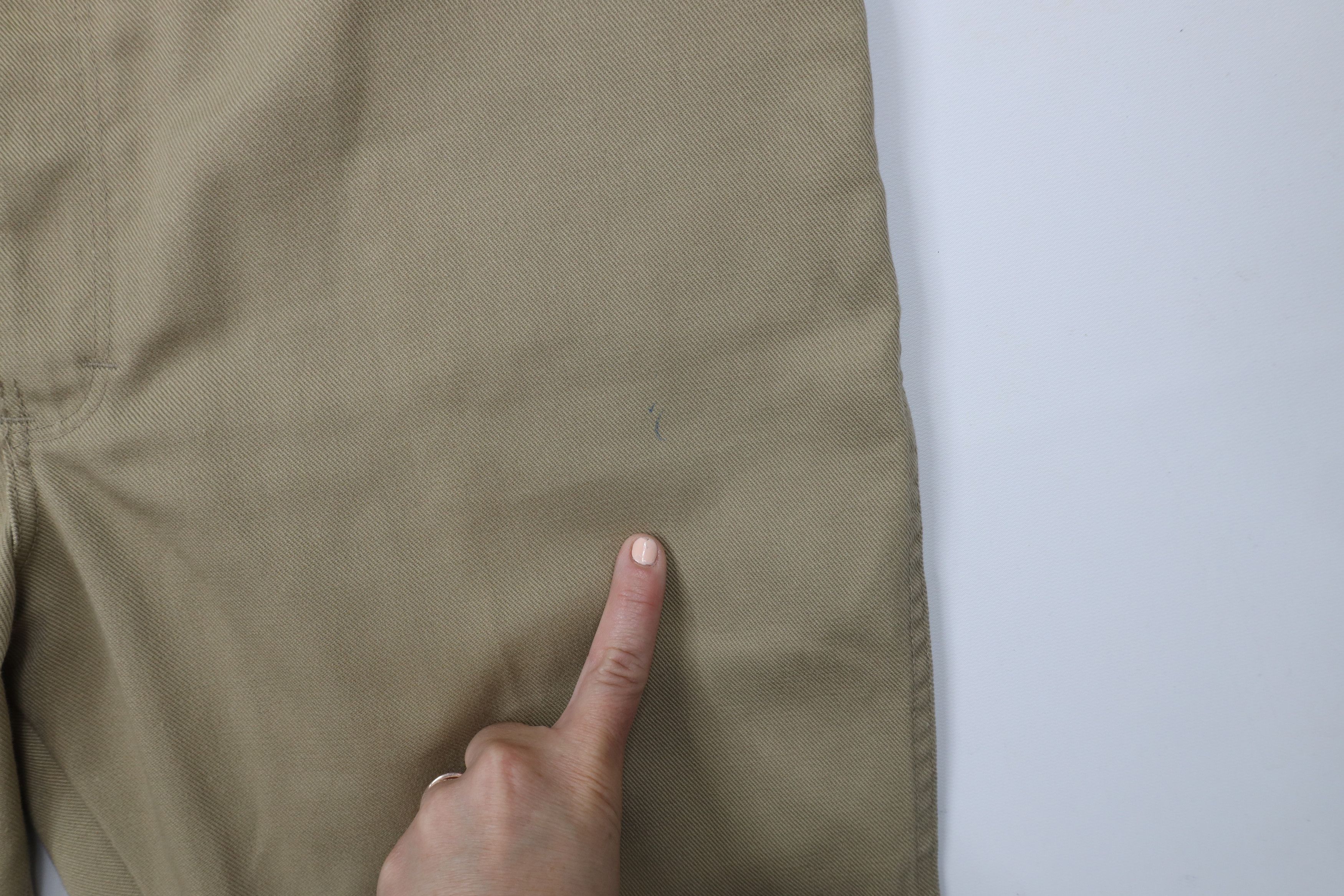 Dickies × Vintage Vintage 70s Dickies Workwear Wide Leg Pants Beige USA Size US 38 / EU 54 - 5 Thumbnail
