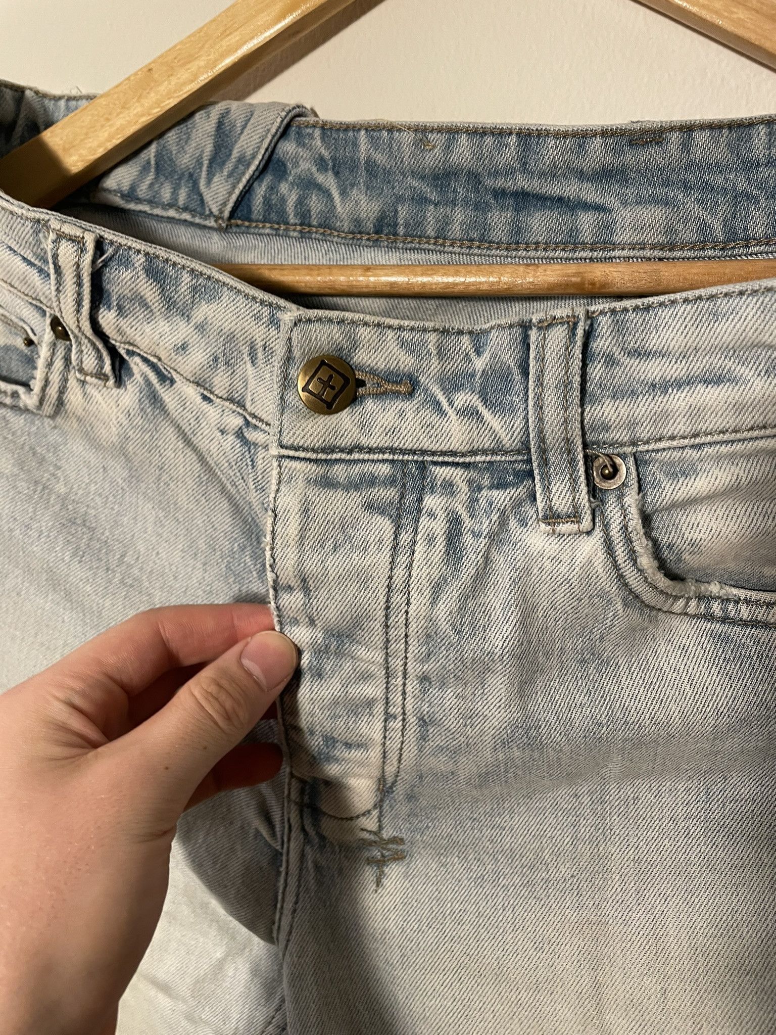 Ksubi Light blue Ksubi skinny jeans Size US 32 / EU 48 - 3 Thumbnail