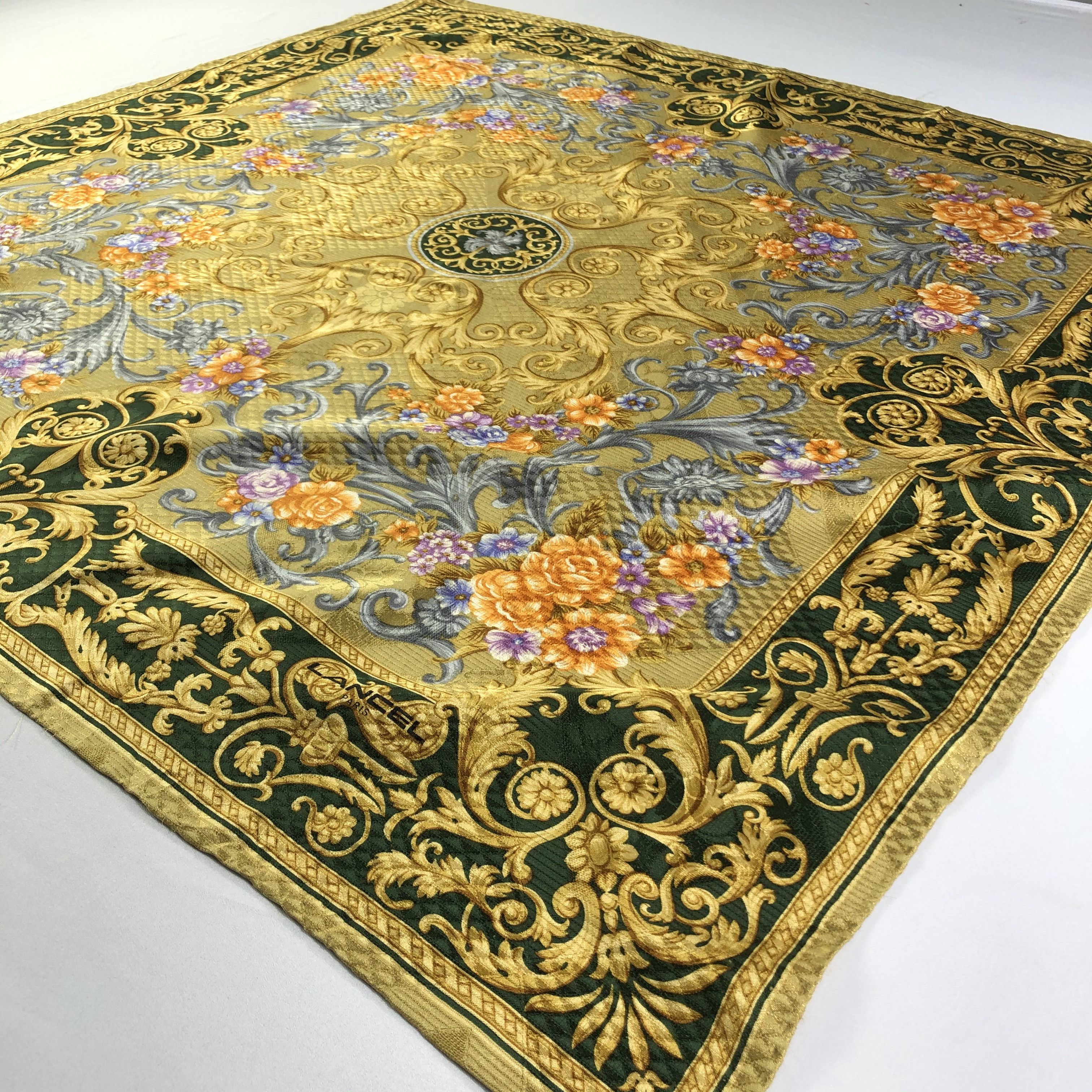 Lancel × Vintage Vintage Lancel Silk Scarf Size ONE SIZE - 3 Thumbnail