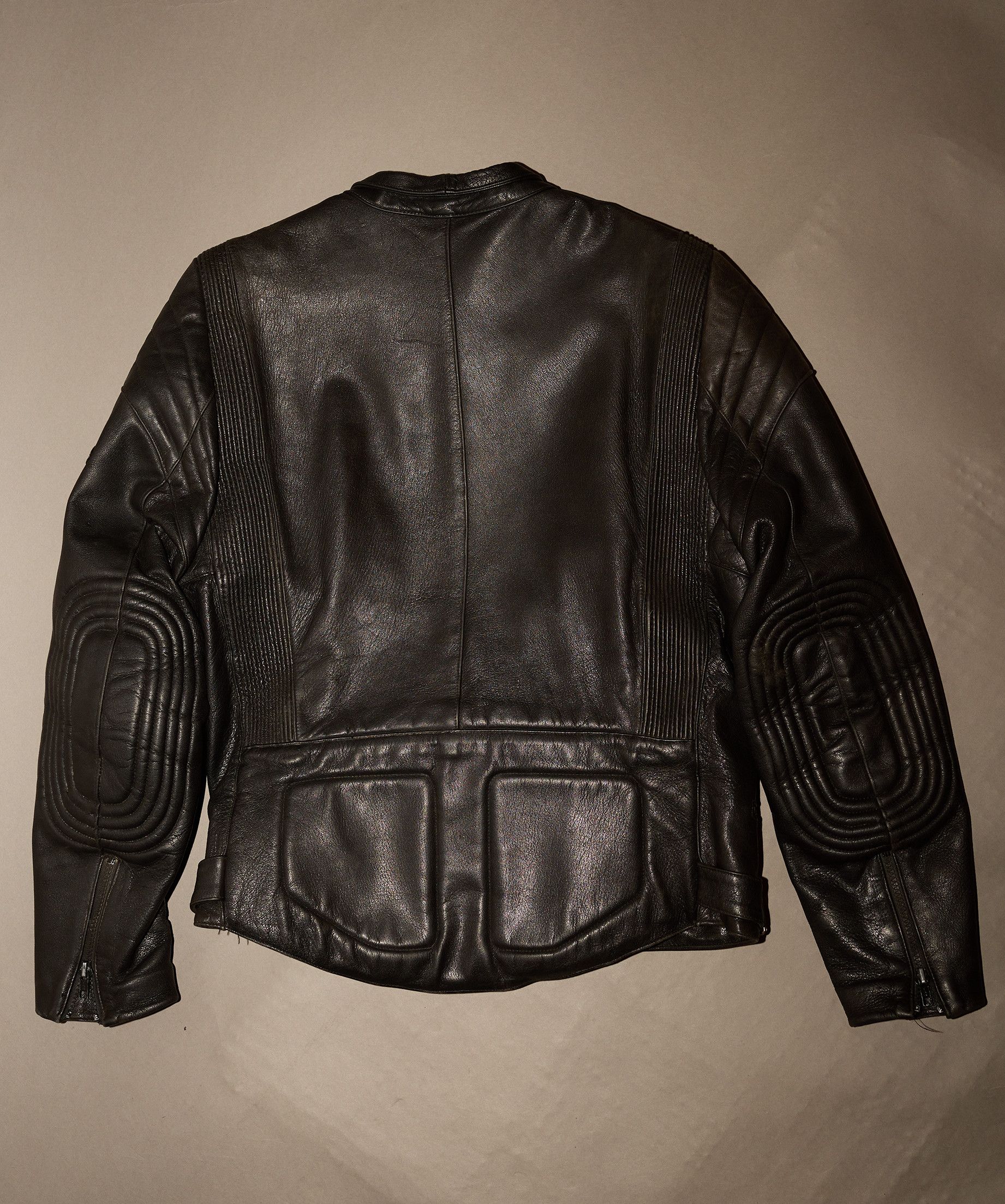 Vintage Vintage Black Leather Biker Jacket Size US S / EU 44-46 / 1 - 6 Thumbnail