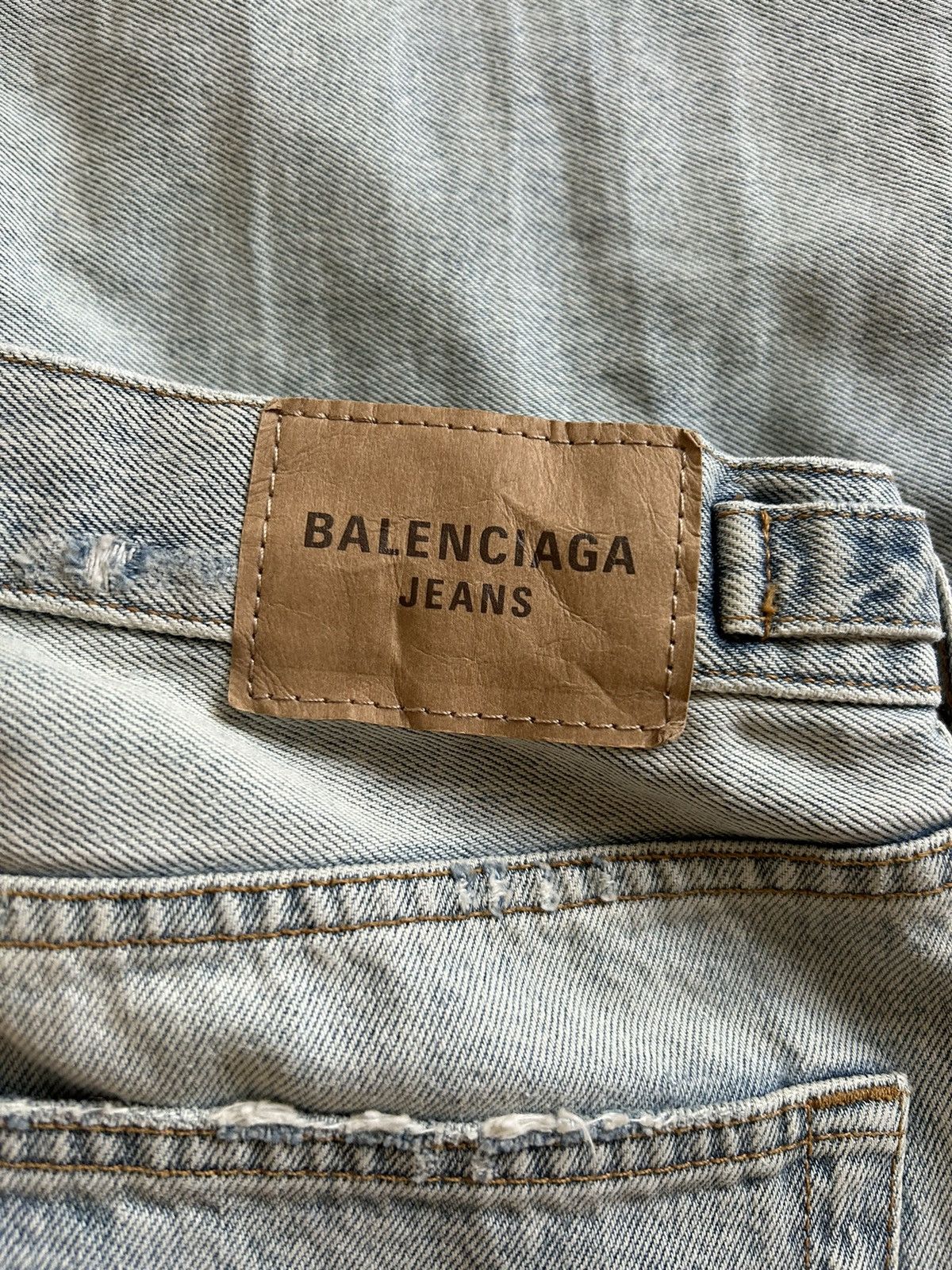 Balenciaga AW22 Baggy Skater Denim Size US 34 / EU 50 - 9 Thumbnail