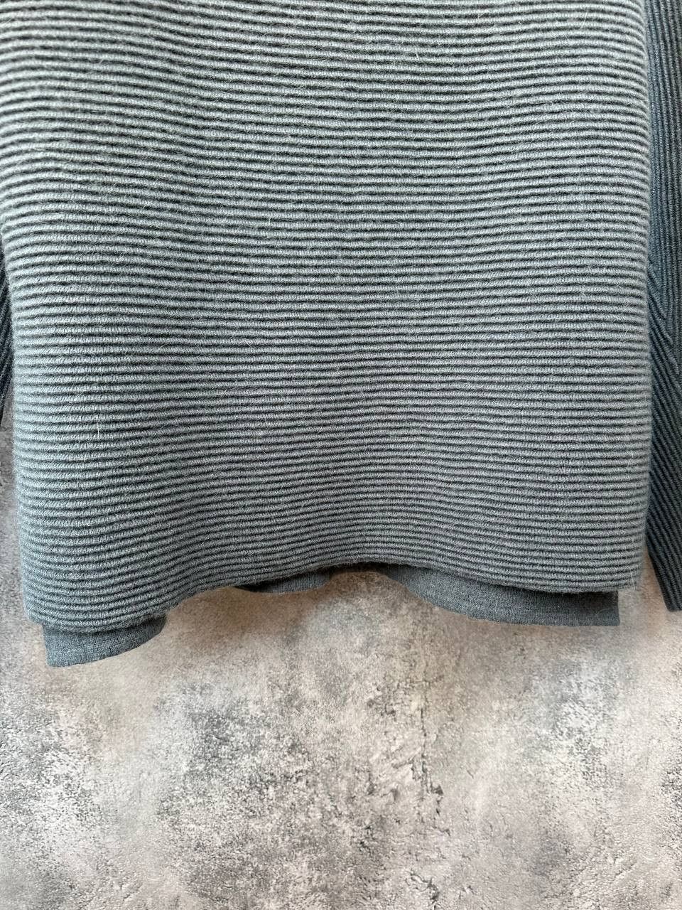 Designer × Reiss Reiss Lila Ribbed High Neck Sweater Relaxed Striped Jumper Size M / US 6-8 / IT 42-44 - 9 Thumbnail
