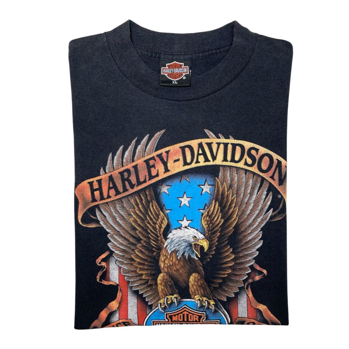 Harley Davidson 1990s Harley-Davidson Biker Tee - Large Size US L / EU 52-54 / 3 - 2 Thumbnail