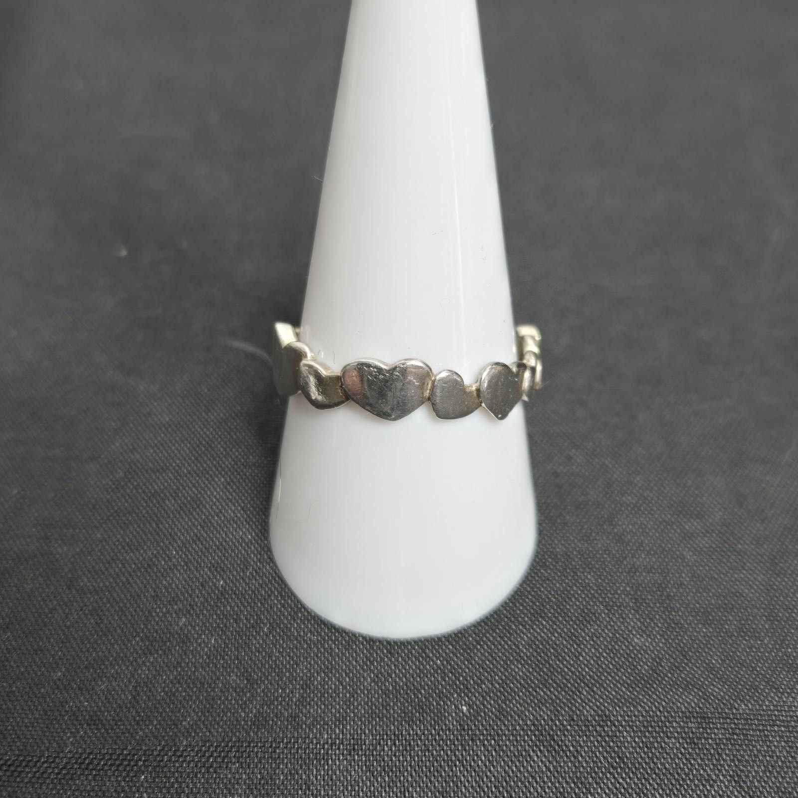 Tiffany & Co. Tiffany & Co Paloma Picasso Hearts Sterling Silver Ring 9.5 Size ONE SIZE - 1 Thumbnail