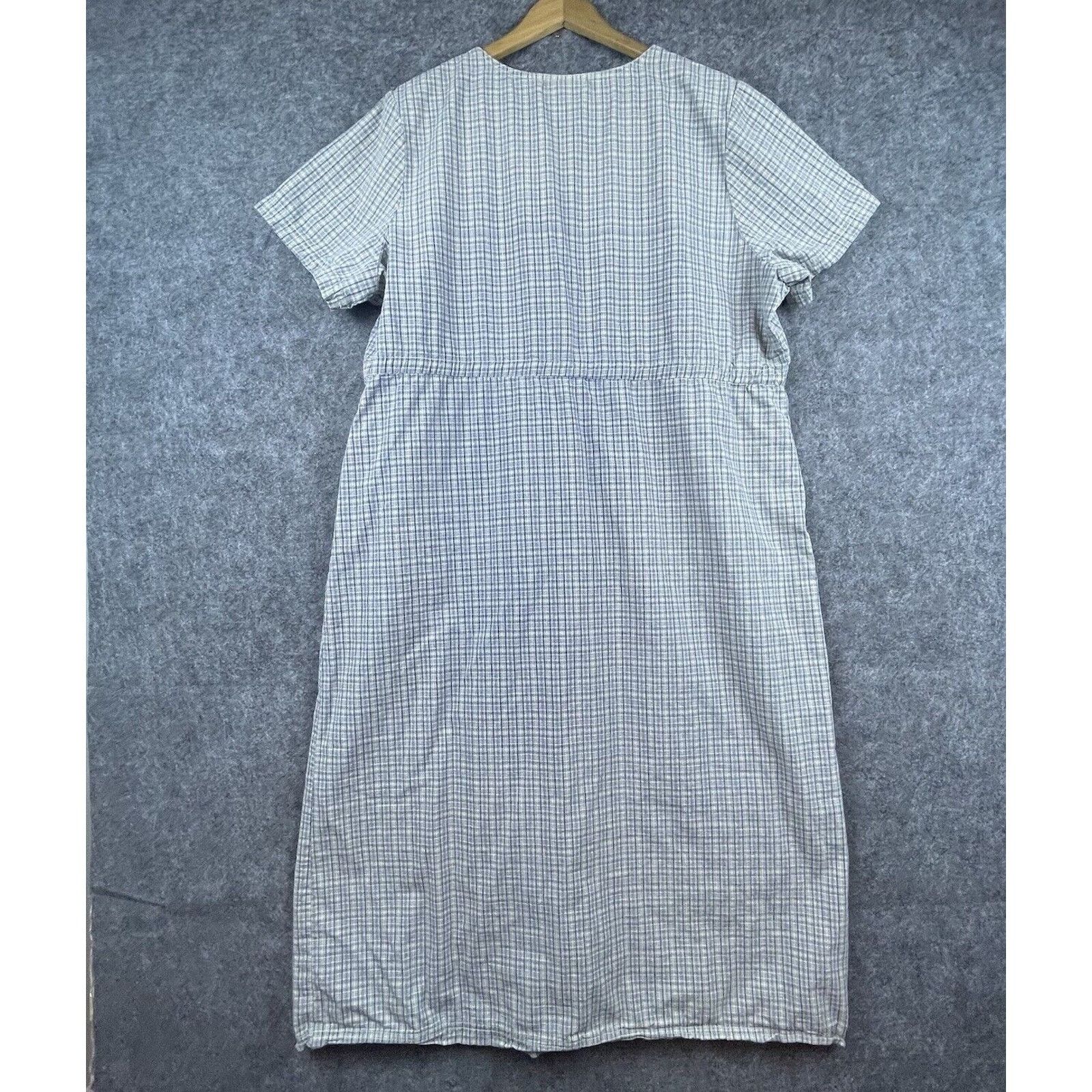 Faded Glory VTG Faded Glory Dress 20 Plaid Country Farm Prairie Modest Size 3XL / US 20-22 - 2 Thumbnail