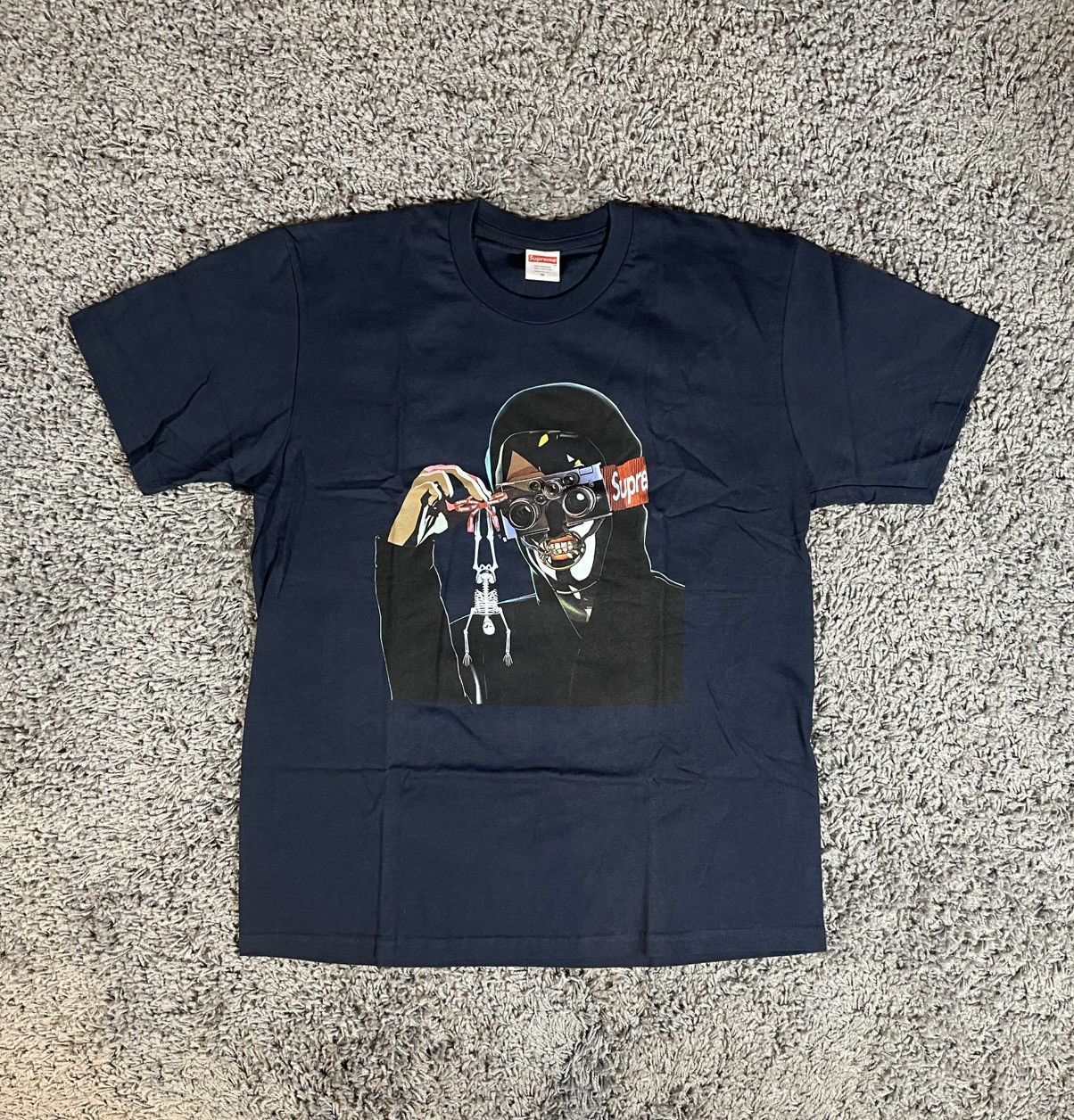 Supreme 2019SS Supreme Creep Tee Navy Size US M / EU 48-50 / 2 - 1 Thumbnail