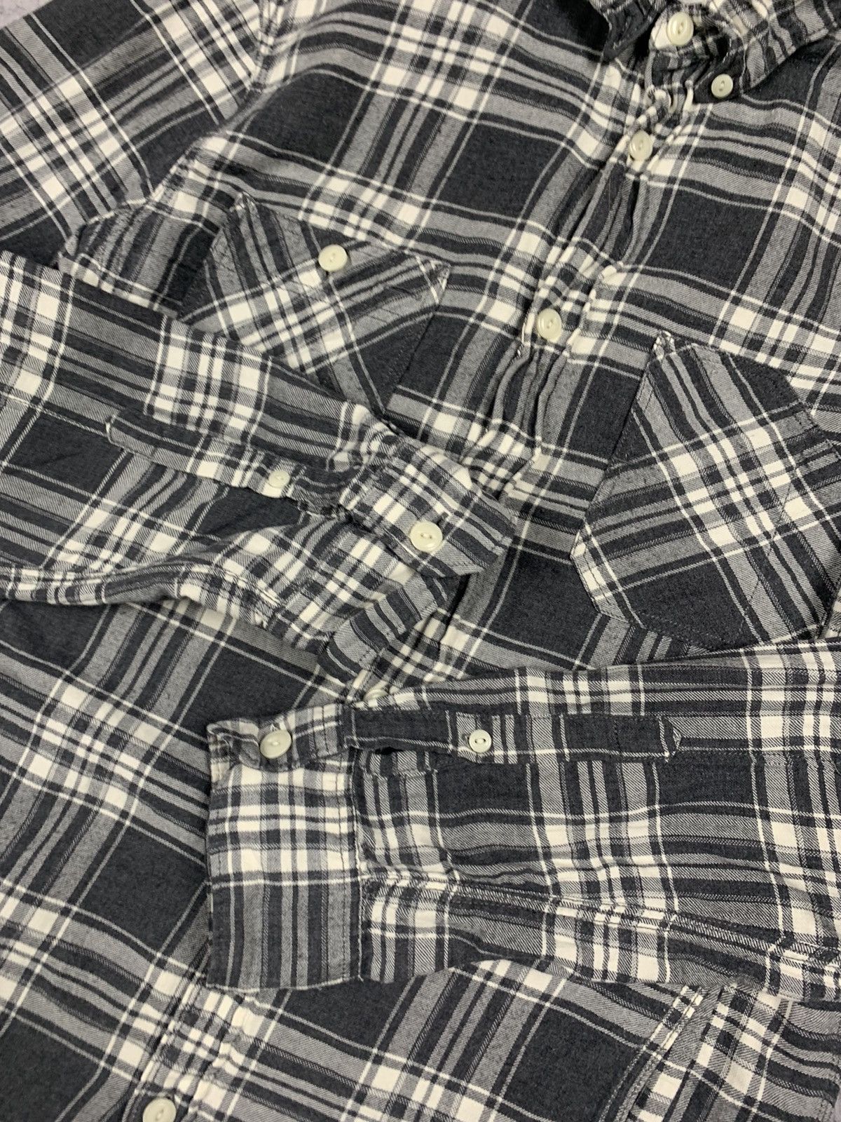 Allsaints Allsaints Edgemont L SVL Shirt Plaid Long Sleeve Mens Size S Size US S / EU 44-46 / 1 - 7 Thumbnail