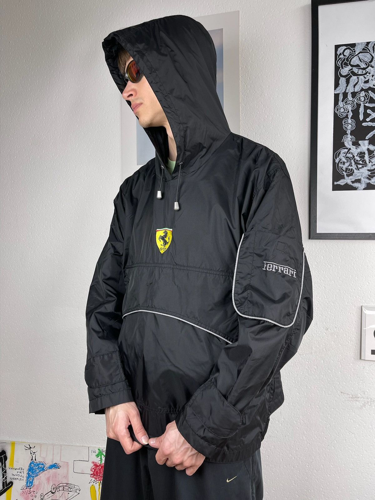 Ferrari Ferrari Racing Jacket, Black F1 Leather Jacket | Grailed