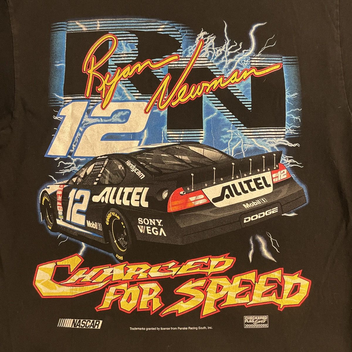 Gildan Ryan Newman #12 Alltel Vintage NASCAR T Shirt Size US L / EU 52-54 / 3 - 4 Thumbnail