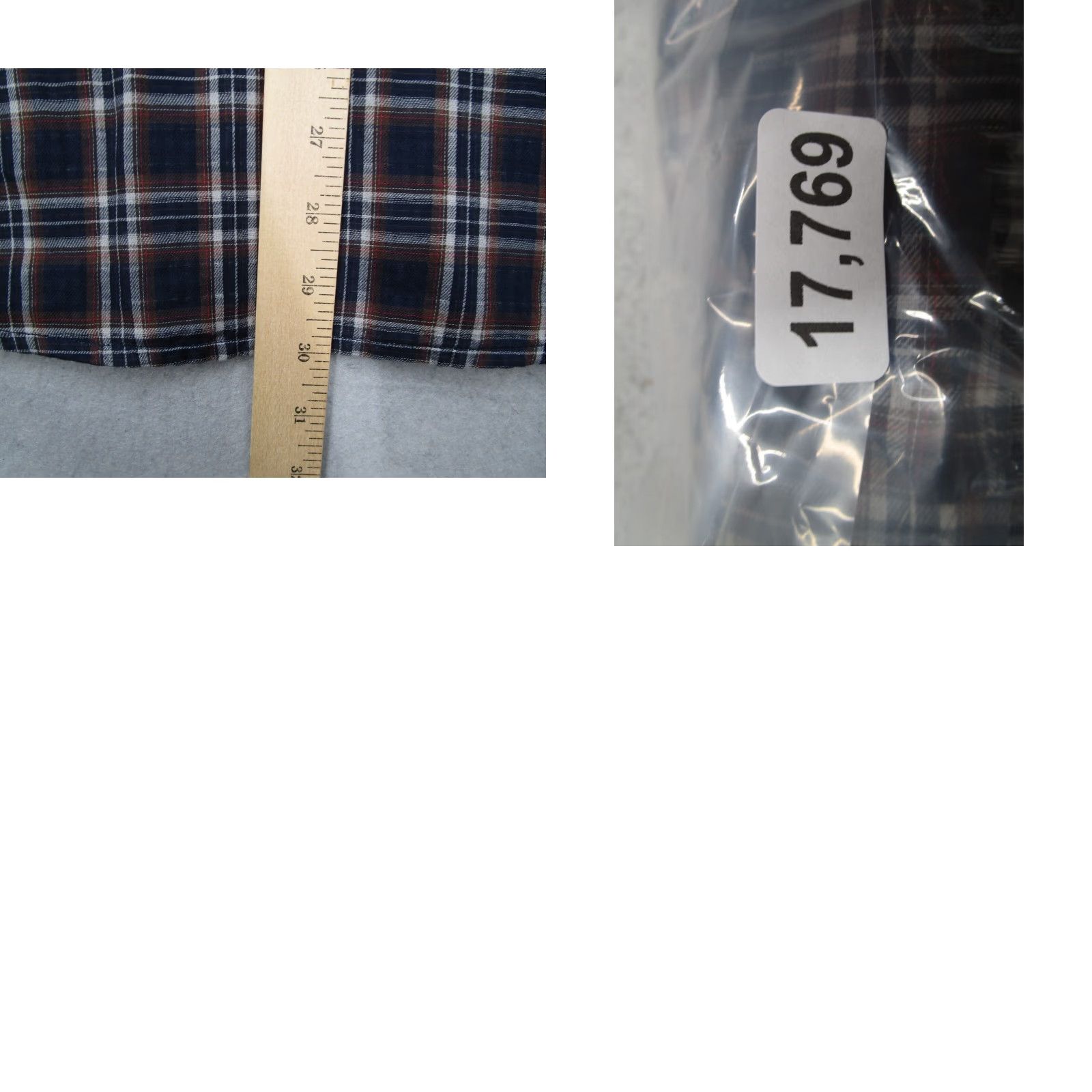 Vince Vince Mens Large Blue Plaid Button-Up Long Sleeve Shirt - Cotton Classic Fit, Lightweight Size US L / EU 52-54 / 3 - 8 Thumbnail