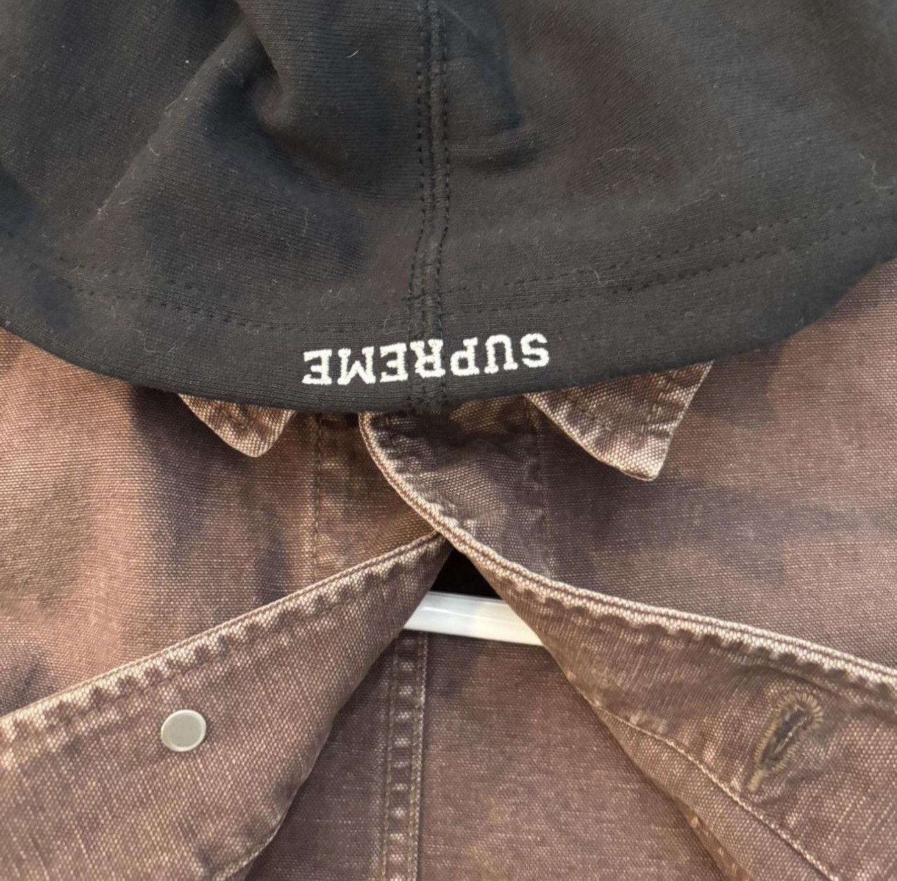 Supreme Worn Hooded Chore Coat Supreme Size US S / EU 44-46 / 1 - 6 Thumbnail