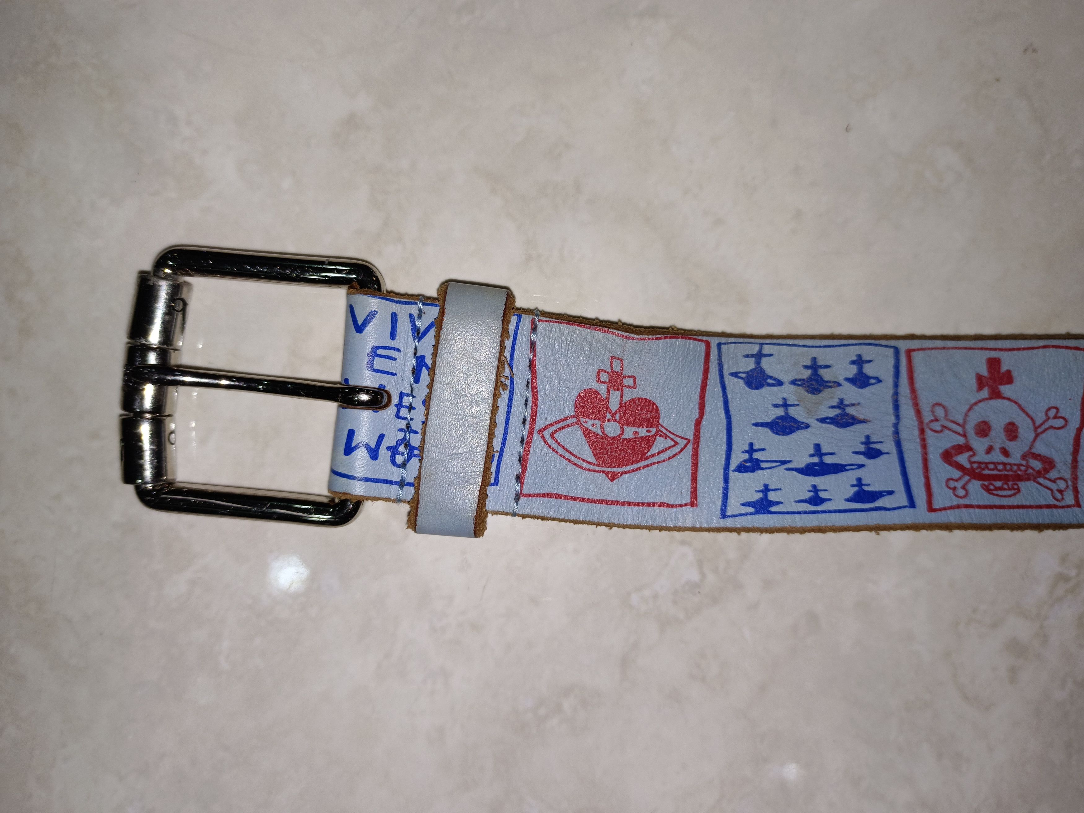 Leather × Vintage × Vivienne Westwood Vintage 90s vivienne westwood belt leather Size 42 - 14 Thumbnail