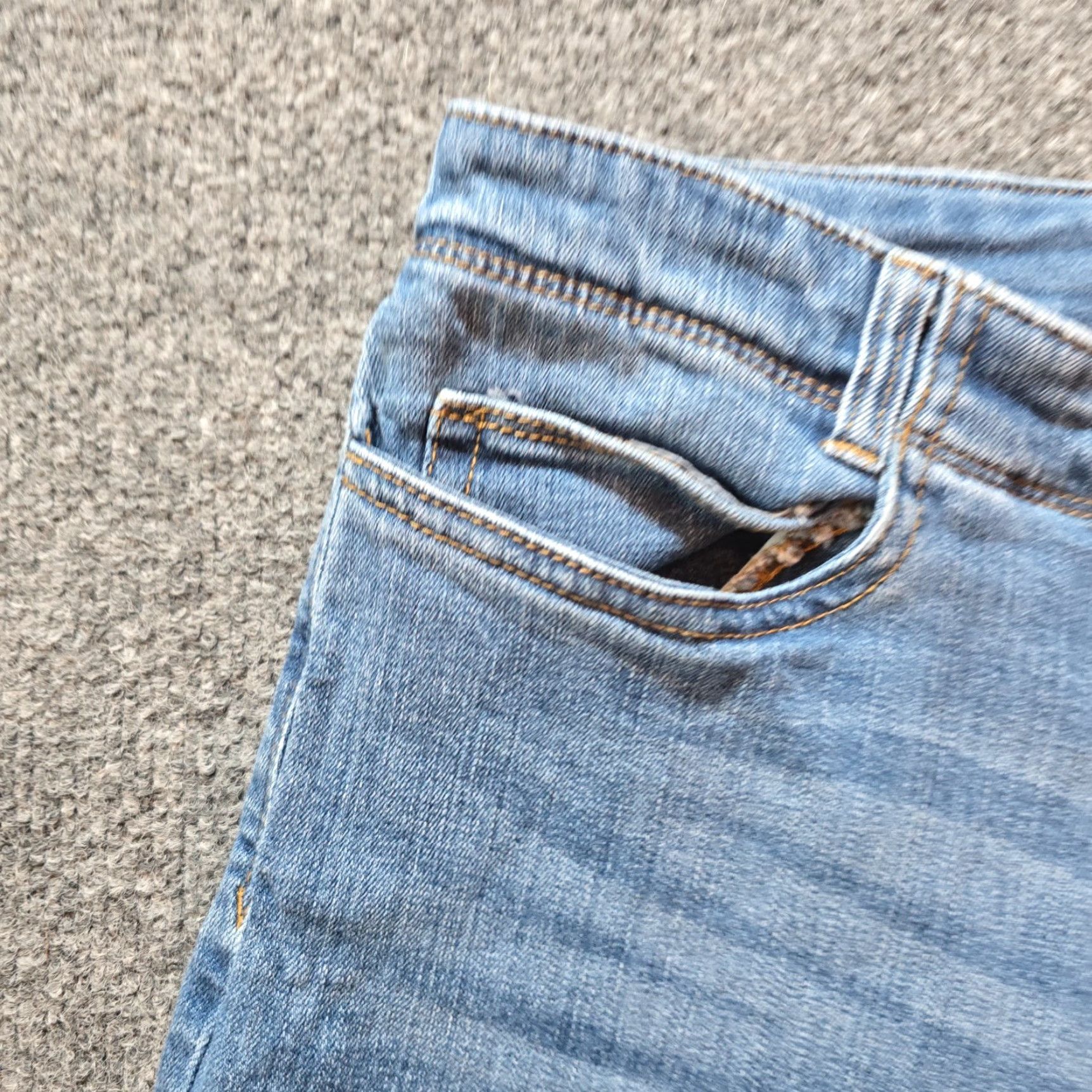 Habitat Habitat Jeans Womens Size 10 Blue Straight Boot Cut Stretch Casual Capsule Basic Jeans Size 32" / US 10 / IT 46 - 3 Thumbnail