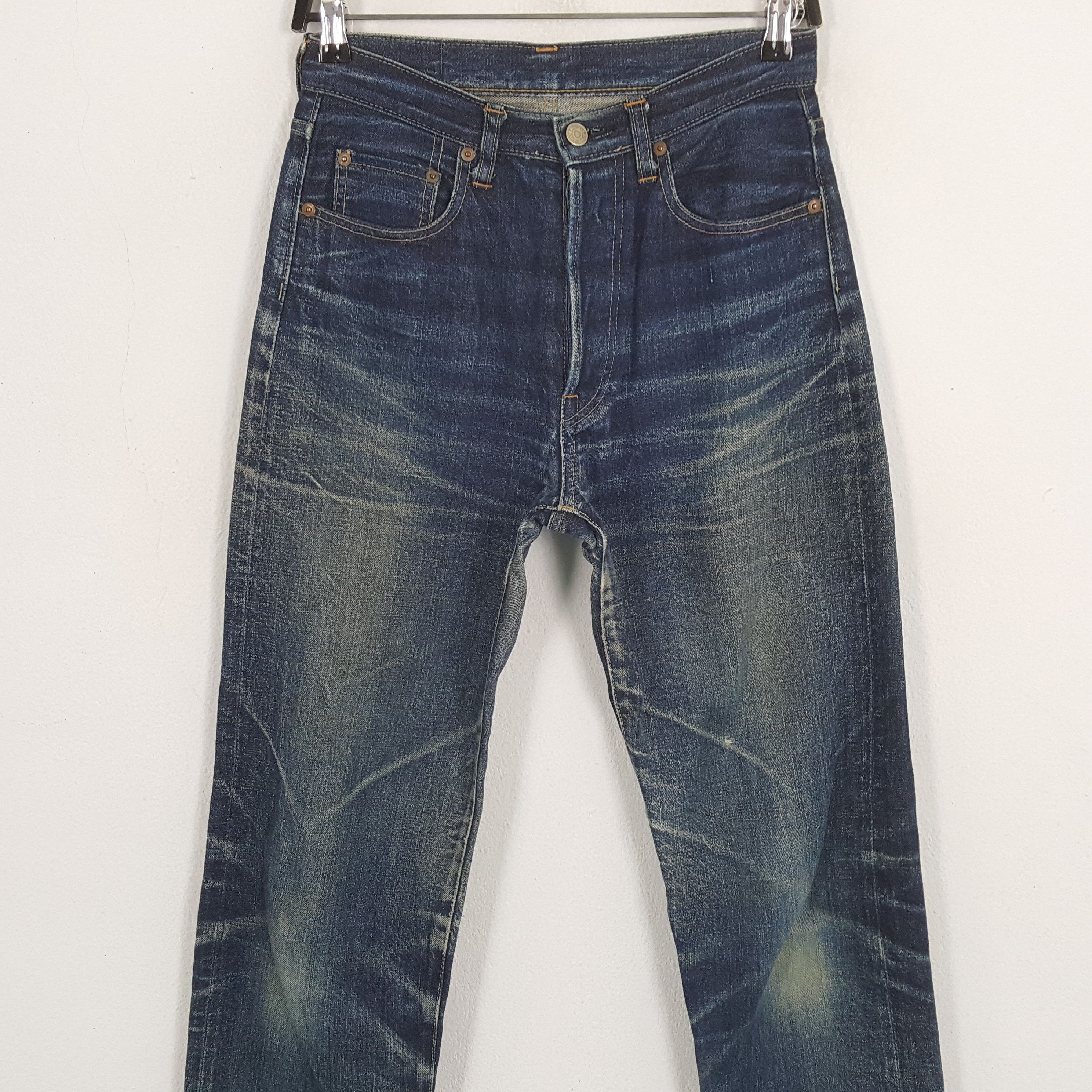 Hysteric Glamour × Japanese Brand × Vintage HYSTERIC GLAMOUR Japanese Brand Custom Art Jeans Size US 27 - 5 Thumbnail