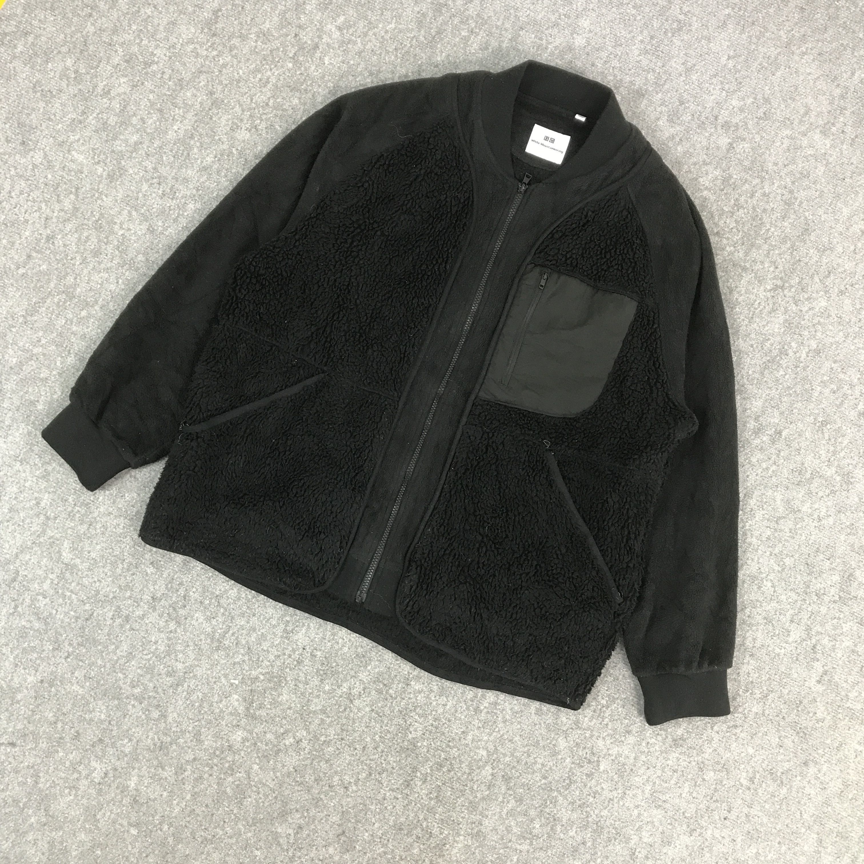 Uniqlo × White Mountaineering UNIQLO x WHITE MOUNTAINEERING FLEECE HALF BUTTON JACKET Size US L / EU 52-54 / 3 - 5 Thumbnail