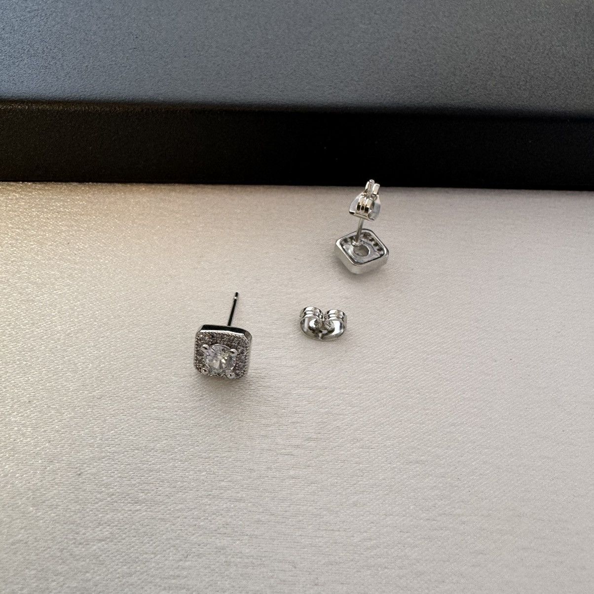 Other 6mm CZ Stud Earrings for Men Women,Hip Hop Unisex Style Size ONE SIZE - 4 Thumbnail