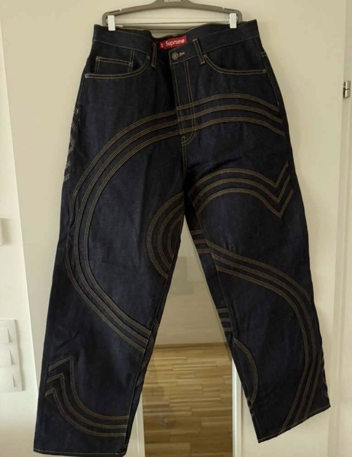 Supreme Supreme S-Logo Rigid baggy jeans - 30 | Grailed