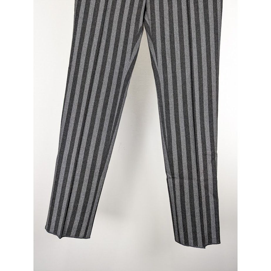 Saint Laurent Paris o1rshd1 Tailleur Rayure Brossee Pant in Gris Anthr Size US 32 / EU 48 - 3 Thumbnail
