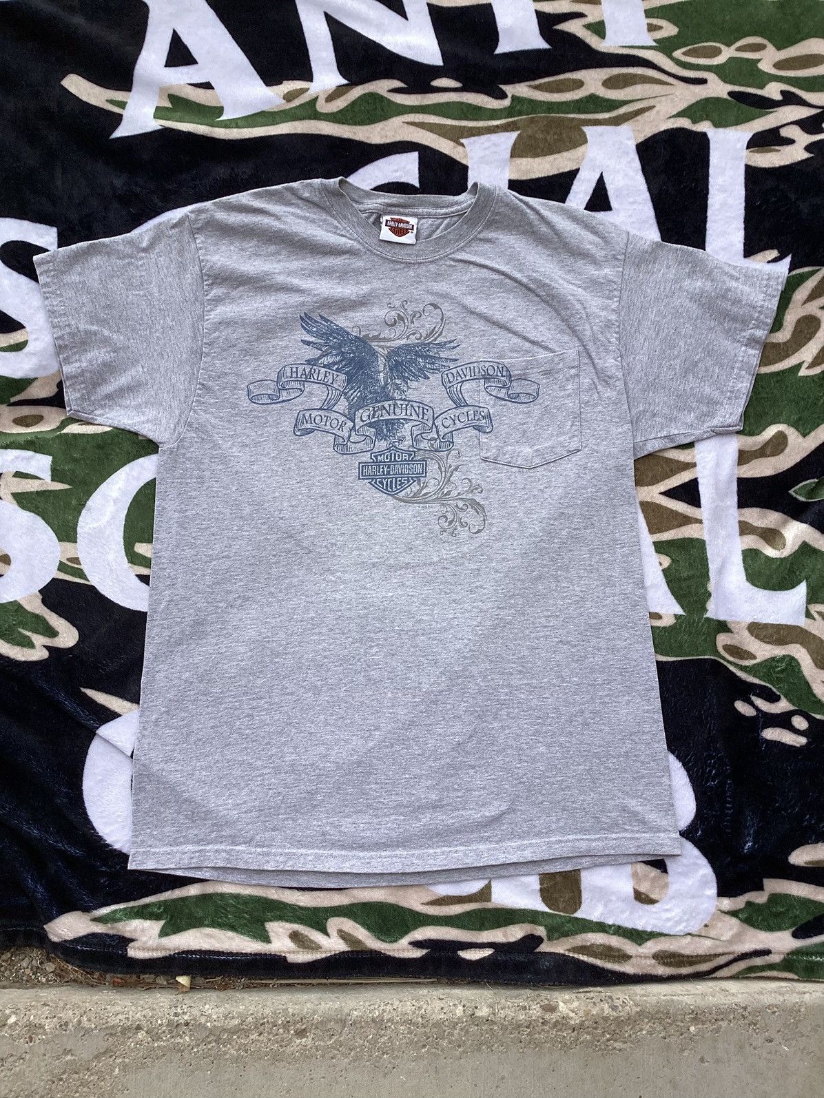 Harley Davidson × Vintage Y2K Harley Davidson motorcycle company Victorville Cali Tee Size US L / EU 52-54 / 3 - 3 Thumbnail