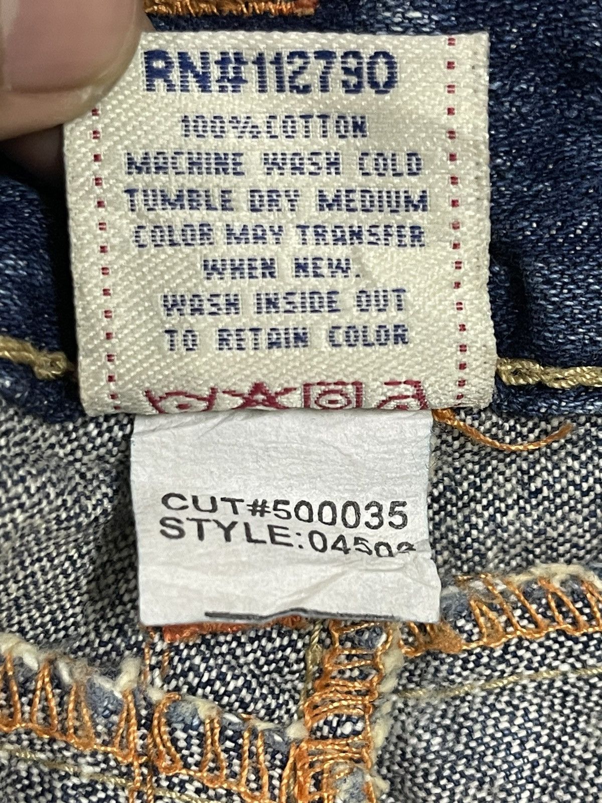True Religion Vintage True Religion Blue Wash Distressed Bootcut Jeans Size US 28 / EU 44 - 10 Thumbnail