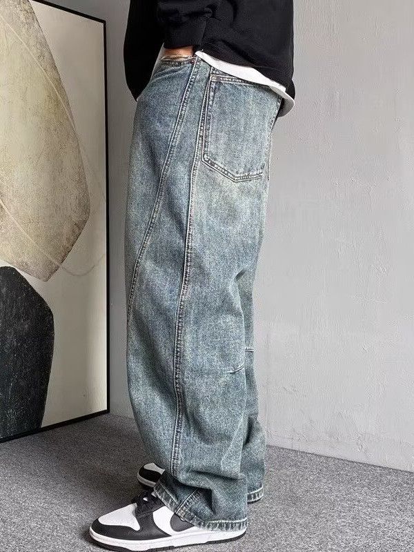 Japanese Brand × Jean Straight tube loose retro jeans Size US 32 / EU 48 - 3 Thumbnail