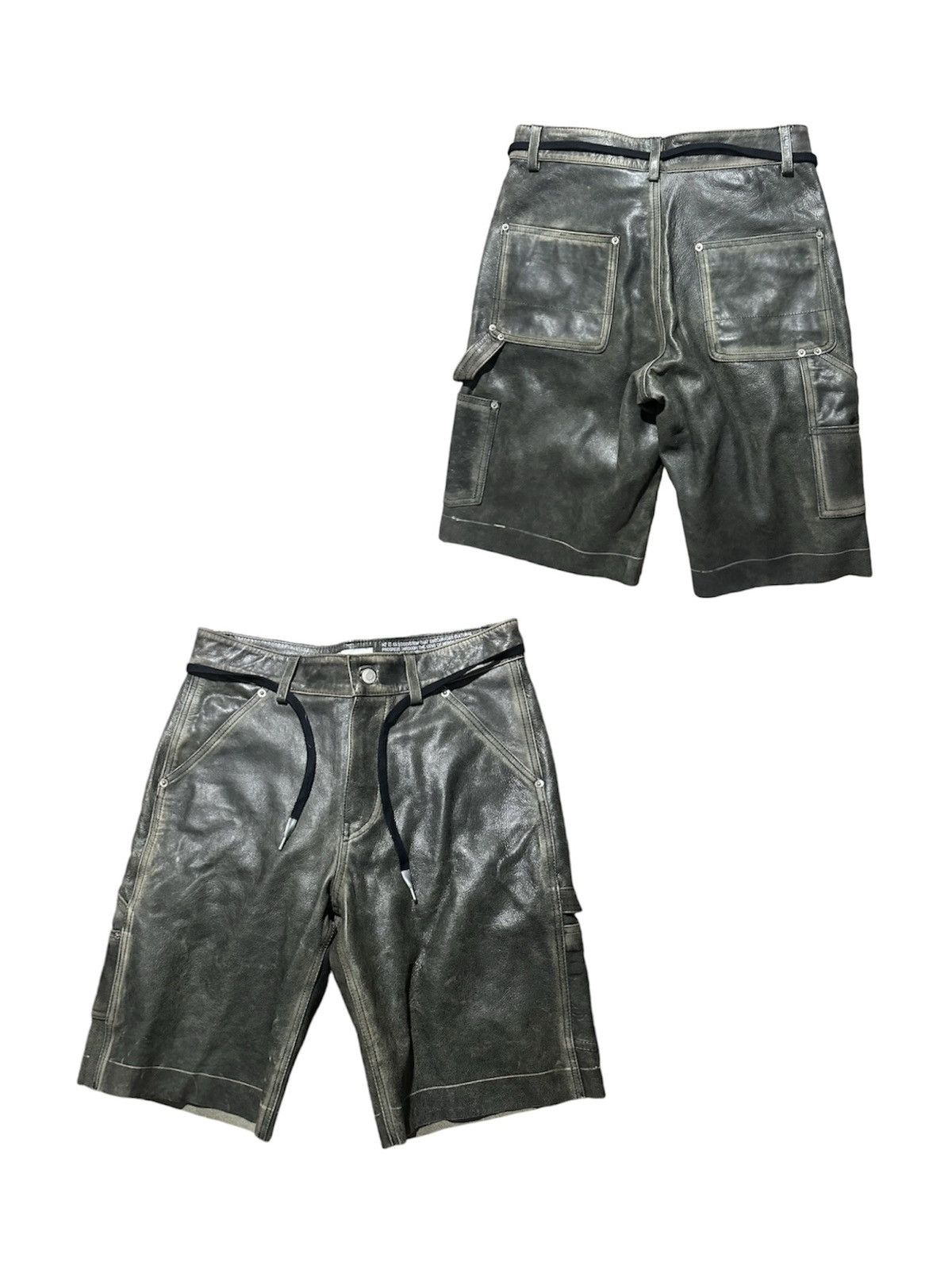 パンツ  Heron Preston H2 Leather Shorts Heron Preston × Streetwear Heron Preston X H&M H2 Leather