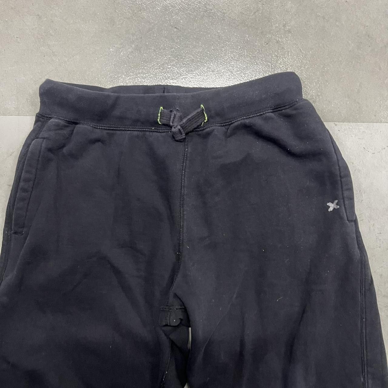 Japanese Brand × Vintage Vintage Y2K/2000s Baggy Black Skater Sweatpants! Size US 32 / EU 48 - 3 Thumbnail