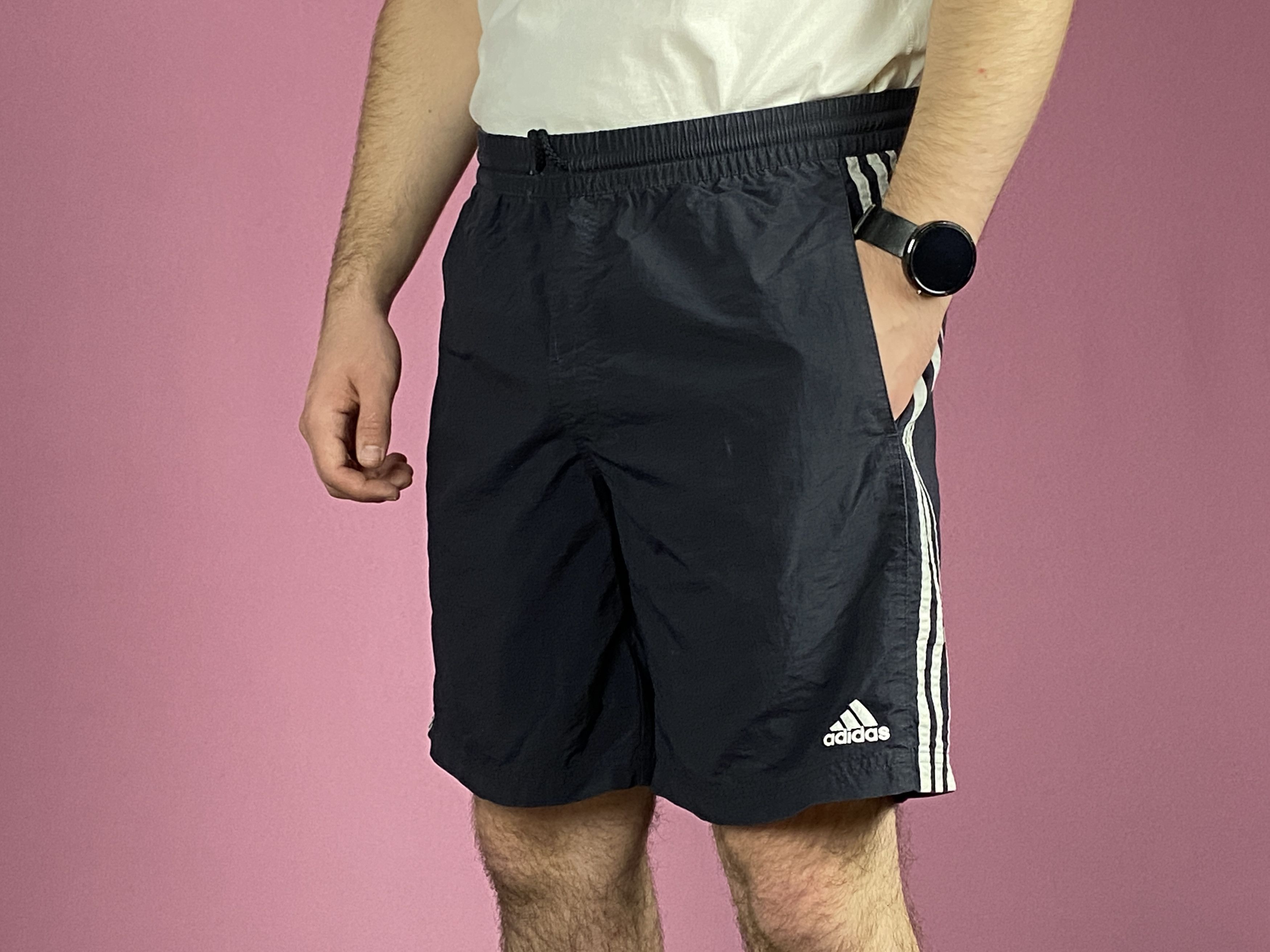 Adidas × Vintage Adidas Vintage Men's Sport Shorts - M Size US 32 / EU 48 - 2 Thumbnail