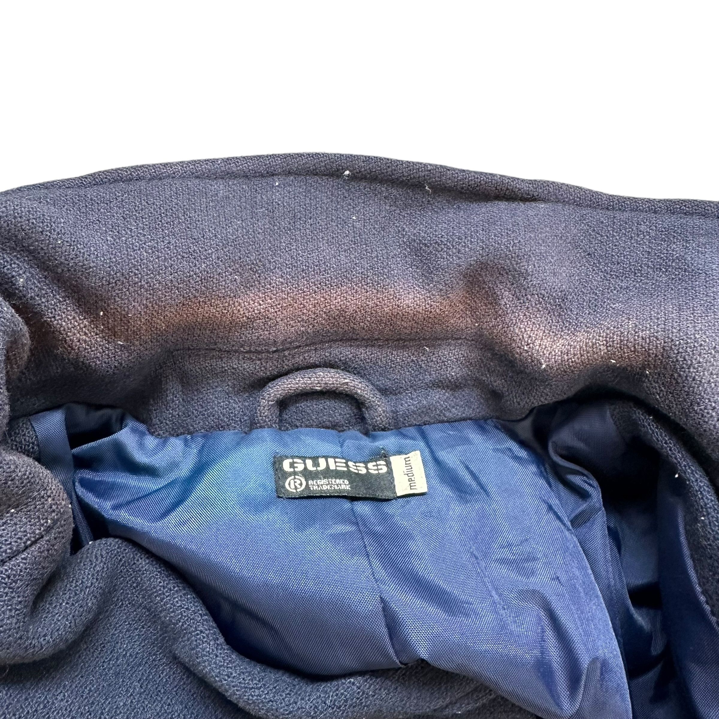 Guess Vintage GUESS Double Breasted Wool Coat #A25-0571 Size M / US 6-8 / IT 42-44 - 14 Thumbnail