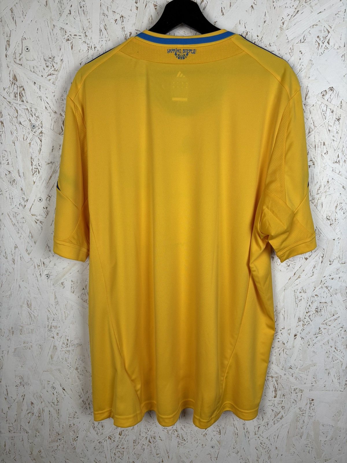 Adidas NWT Adidas Ukraine 2012 Home Kit Soccer Football Jersey XXL Size US XXL / EU 58 / 5 - 7 Thumbnail