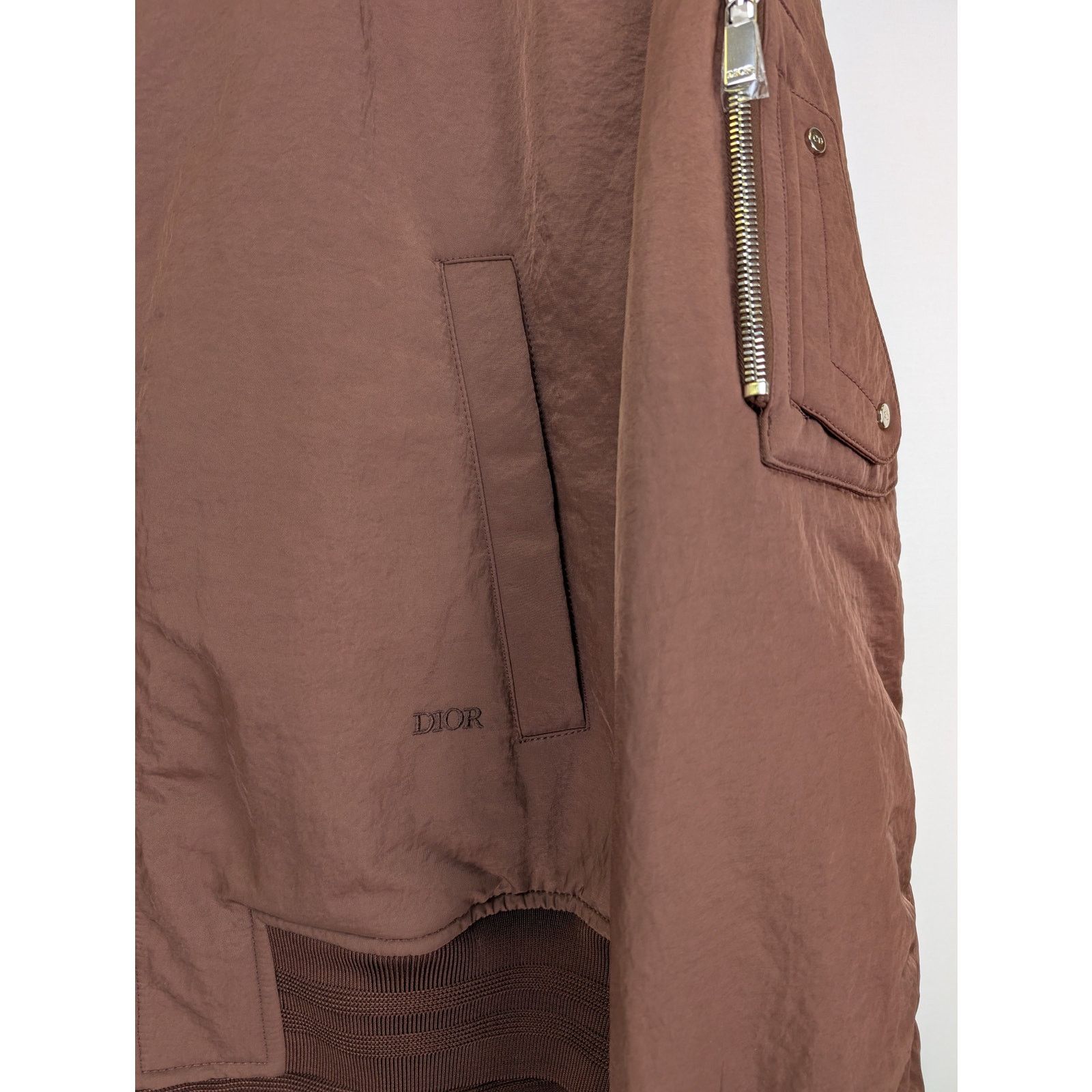 Dior × Travis Scott o1rshd1 Cactus Jack Embroidered Bomber Jacket in Bordeaux Size US M / EU 48-50 / 2 - 8 Thumbnail