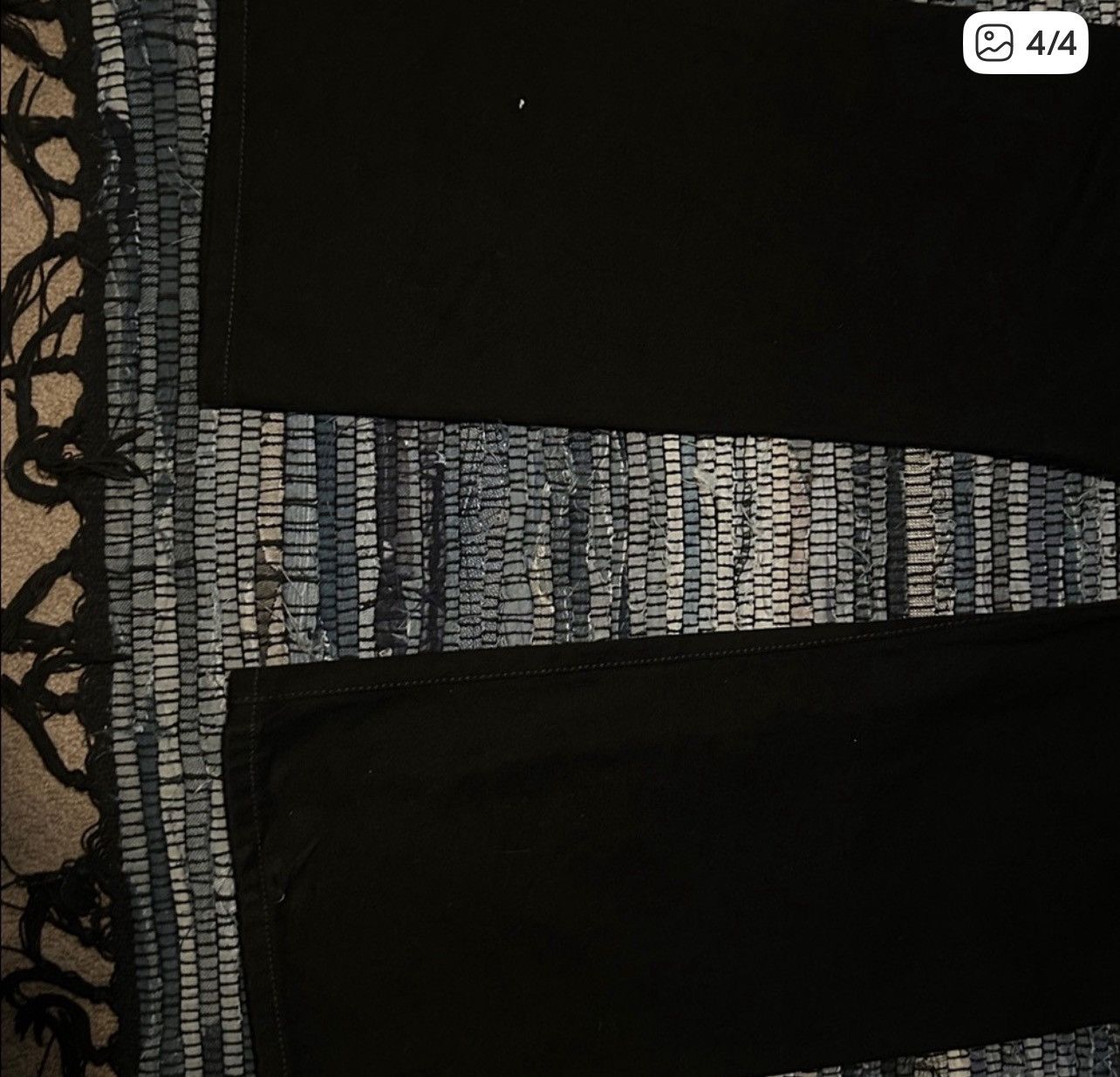 Levi's Levi’s Dark Black Denim Trousers Size US 36 / EU 52 - 4 Thumbnail
