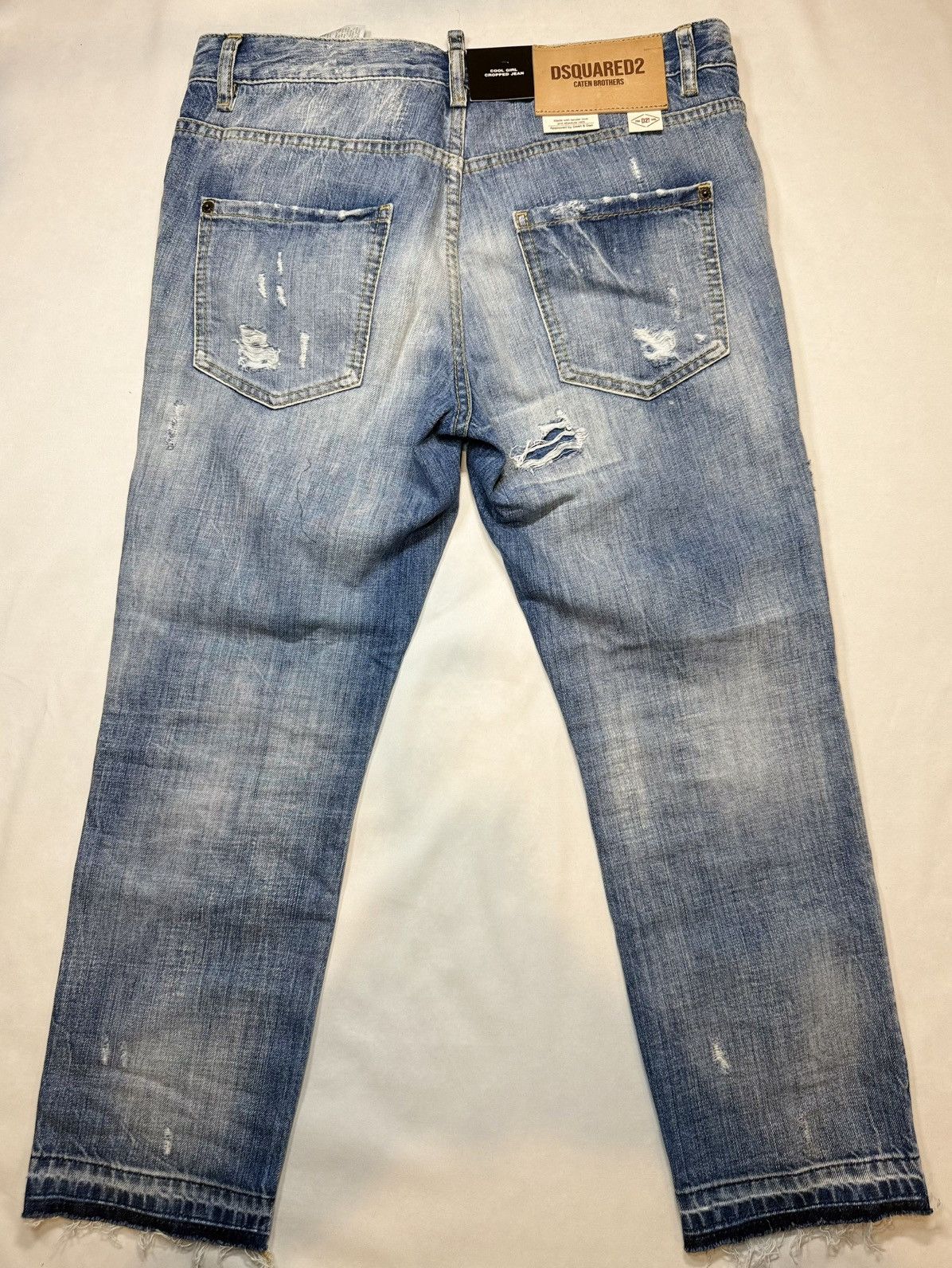 Dsquared2 *$995* 5 Pocket Navy Cool Girl Cropped Jean Size 2 24/25 NWT Size 26" / US 2 / IT 38 - 2 Thumbnail