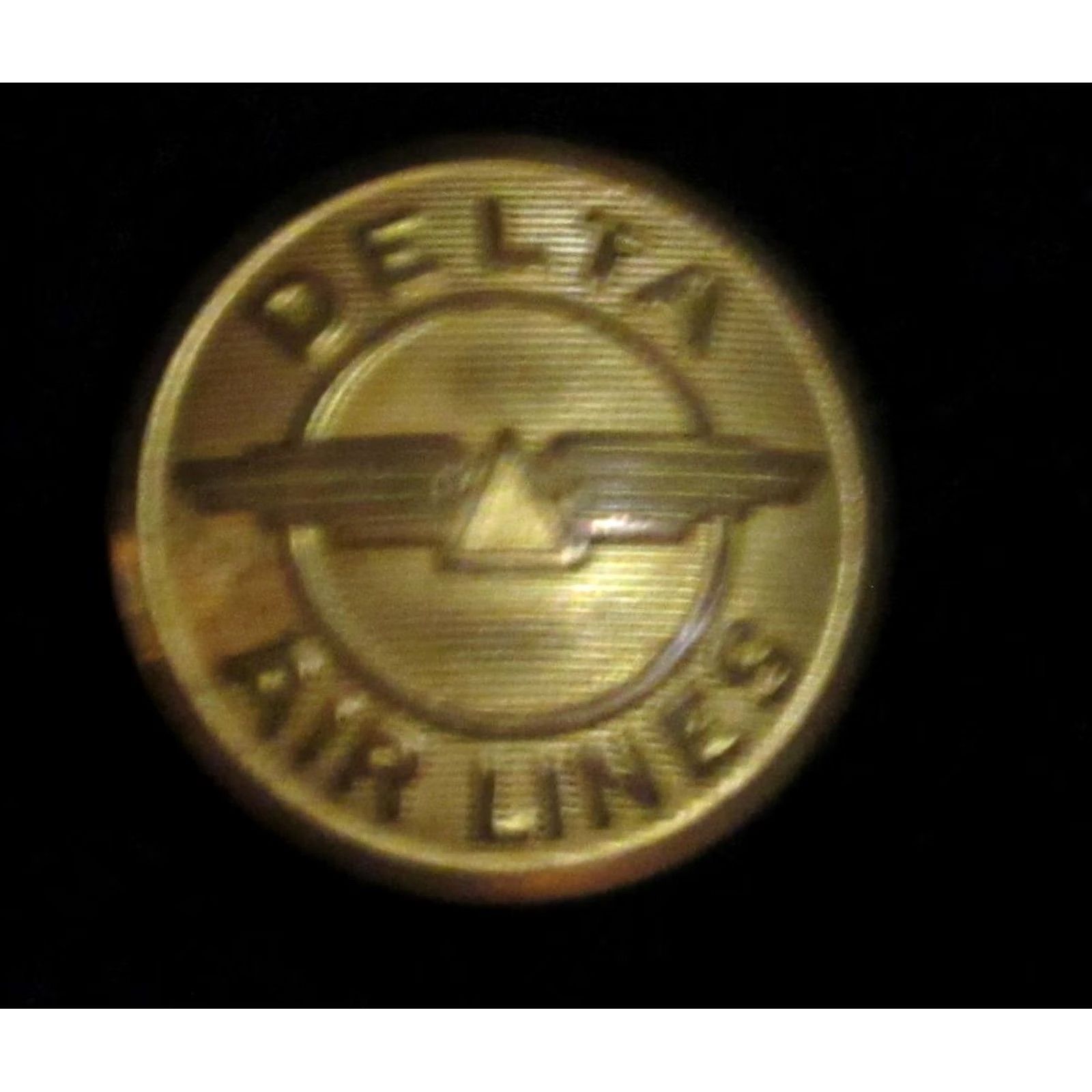Delta Vtg DELTA Airlines Wool Black Blazer Jacket 44 Long Size 44R - 7 Thumbnail