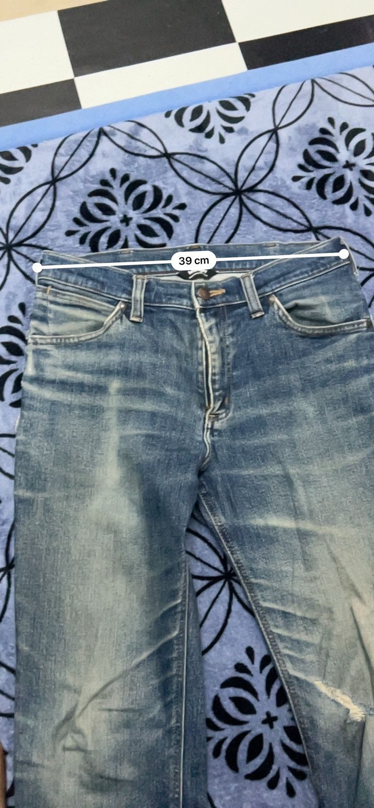 Vintage × Wrangler Wrangler USA - vintage 90’s distressed Size US 29 - 25 Thumbnail