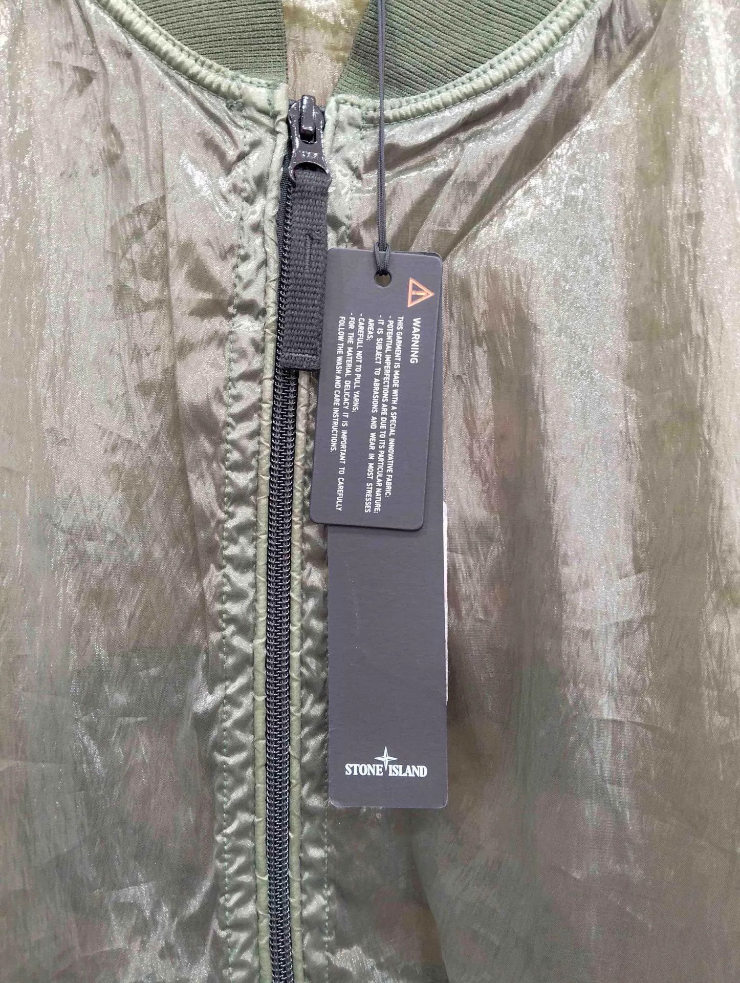 Stone Island STONE ISLAND Memorial Solid Metallic Numbered Zipper XL JKT Size US XL / EU 56 / 4 - 6 Thumbnail