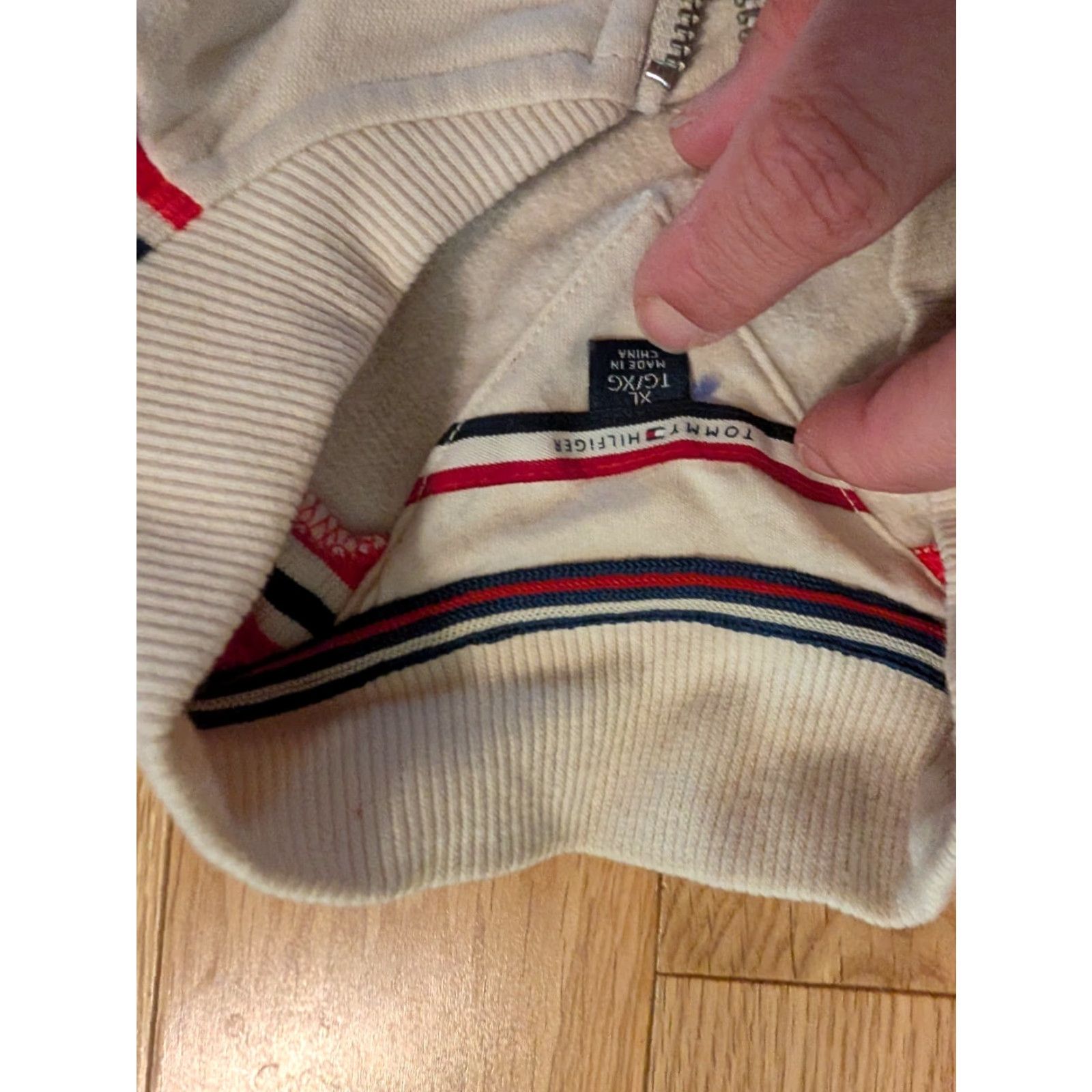 Tommy Hilfiger Tommy Hilfiger Varsity Jacket Tommy Sport Baseball Letterman Bomber Wonyoung XL Red Women Zip Hooded Logo Embroidered Size XL / US 12-14 / IT 48-50 - 5 Thumbnail