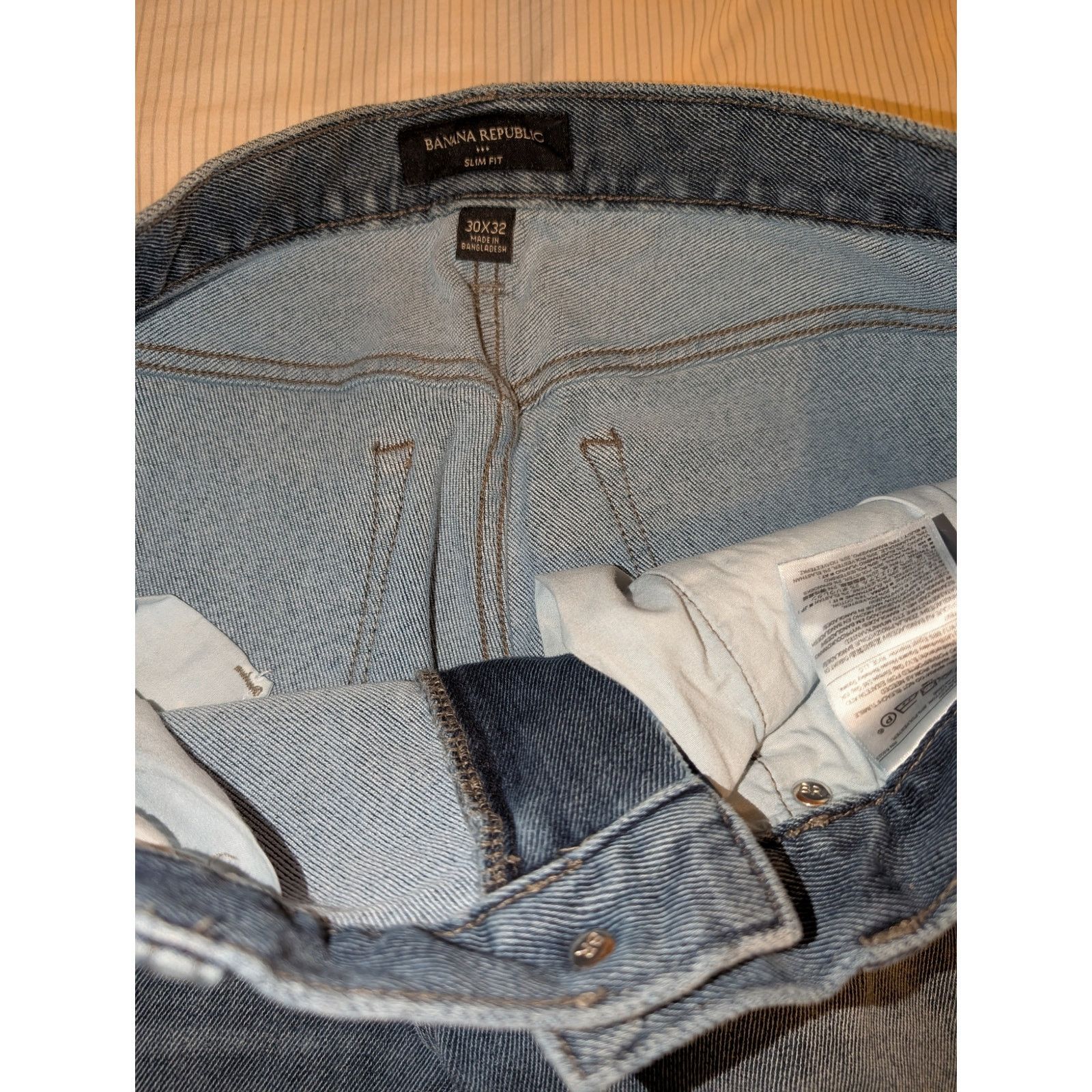 Banana Republic Banana Republic Slim Fit Jeans Size 30-32 Men's Faded Wash Size US 30 / EU 46 - 5 Thumbnail
