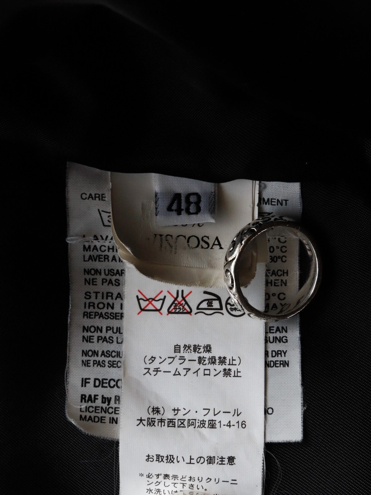 Designer × Raf Simons × Raf by Raf Simons RAF By Raf Simons AW06 “Ashes & Heroes” Varsity Jacket Size US M / EU 48-50 / 2 - 10 Thumbnail