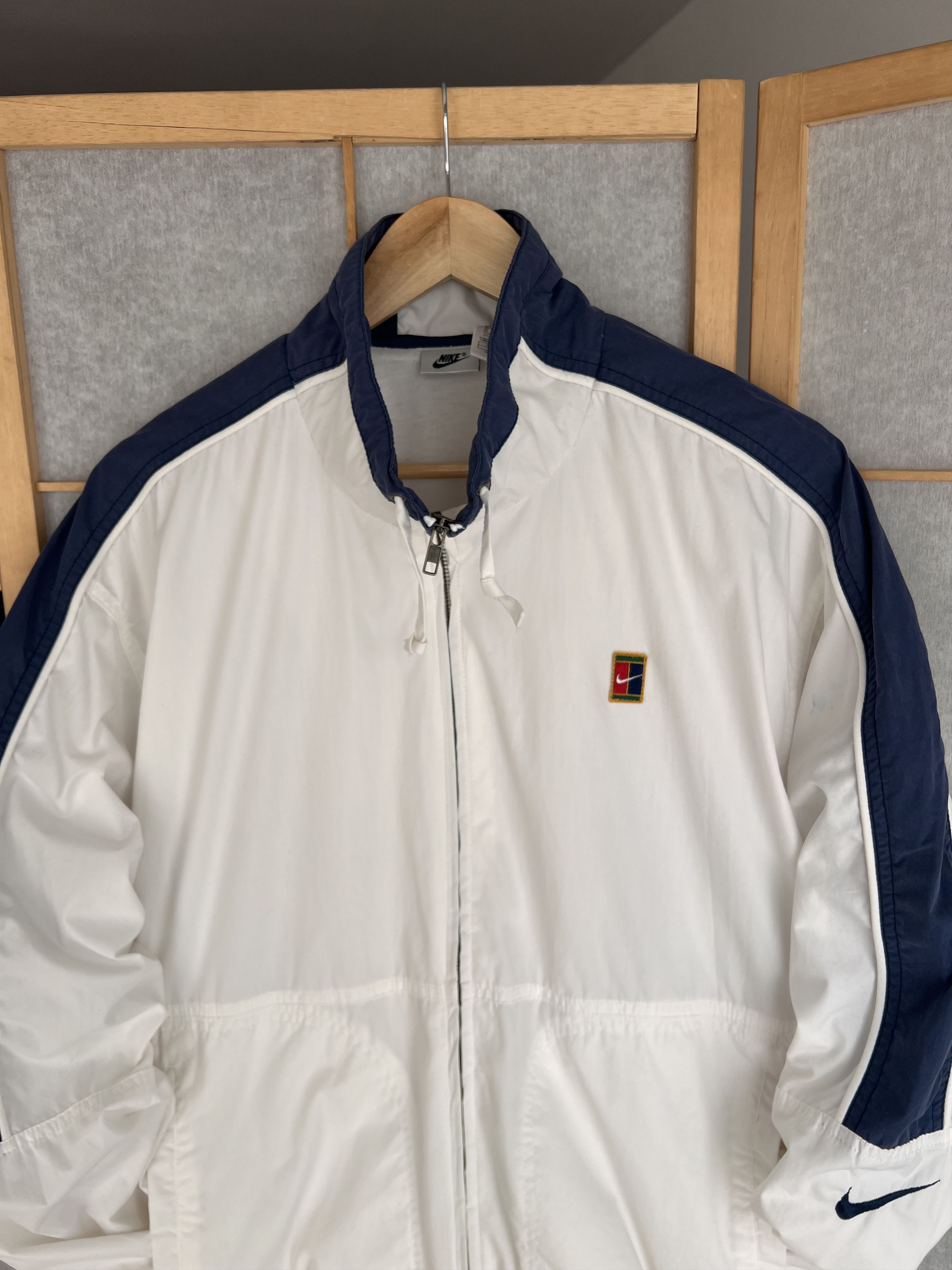 Nike Archive! Nike Court jacket vintage 90s tennis agassi oregon Size US M / EU 48-50 / 2 - 15 Thumbnail