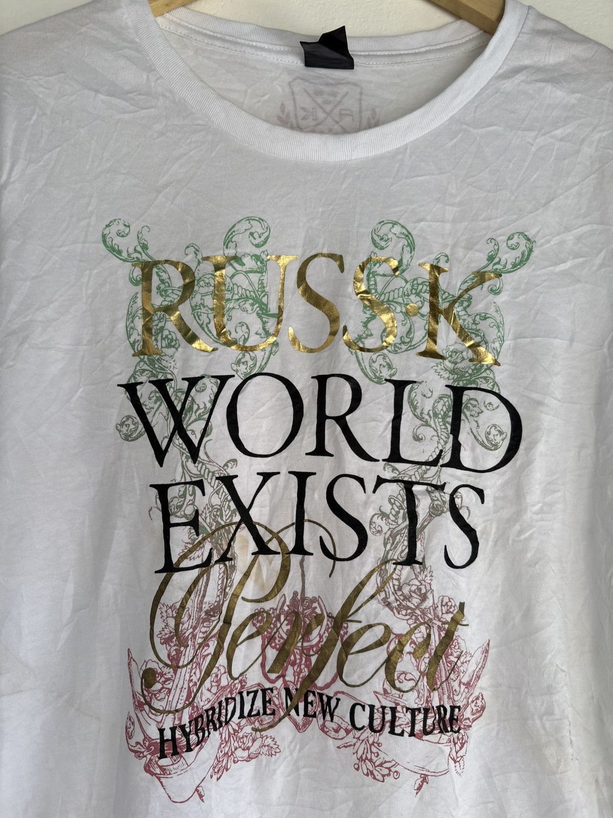 Japanese Brand Russ.K Poem Short Shirt Japanese Brand Size US M / EU 48-50 / 2 - 3 Thumbnail