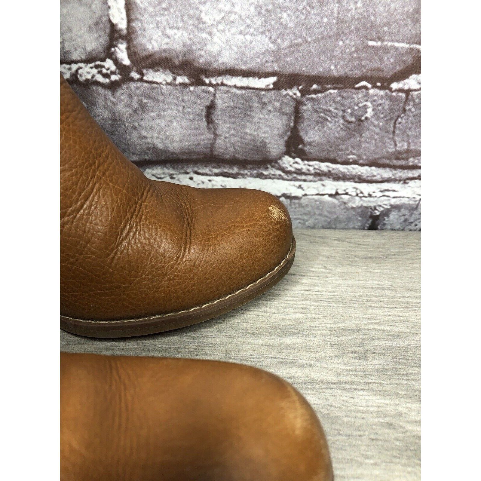 Timberland Timberland A1623 A0560 Brown Leather Suede Heel Booties Boot Size US 8 / IT 38 - 19 Thumbnail
