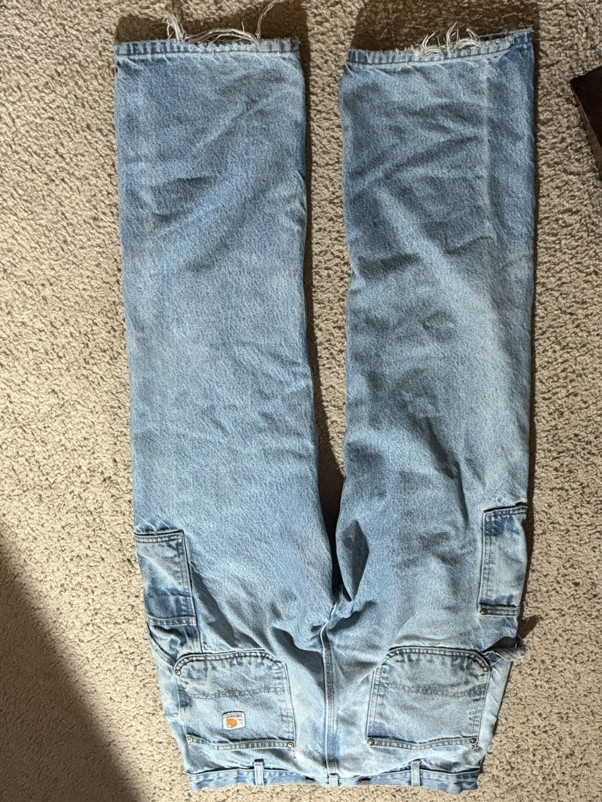 Carhartt Vinateg Double Knee Carpenter Denim Jeans Size US 34 / EU 50 - 5 Thumbnail